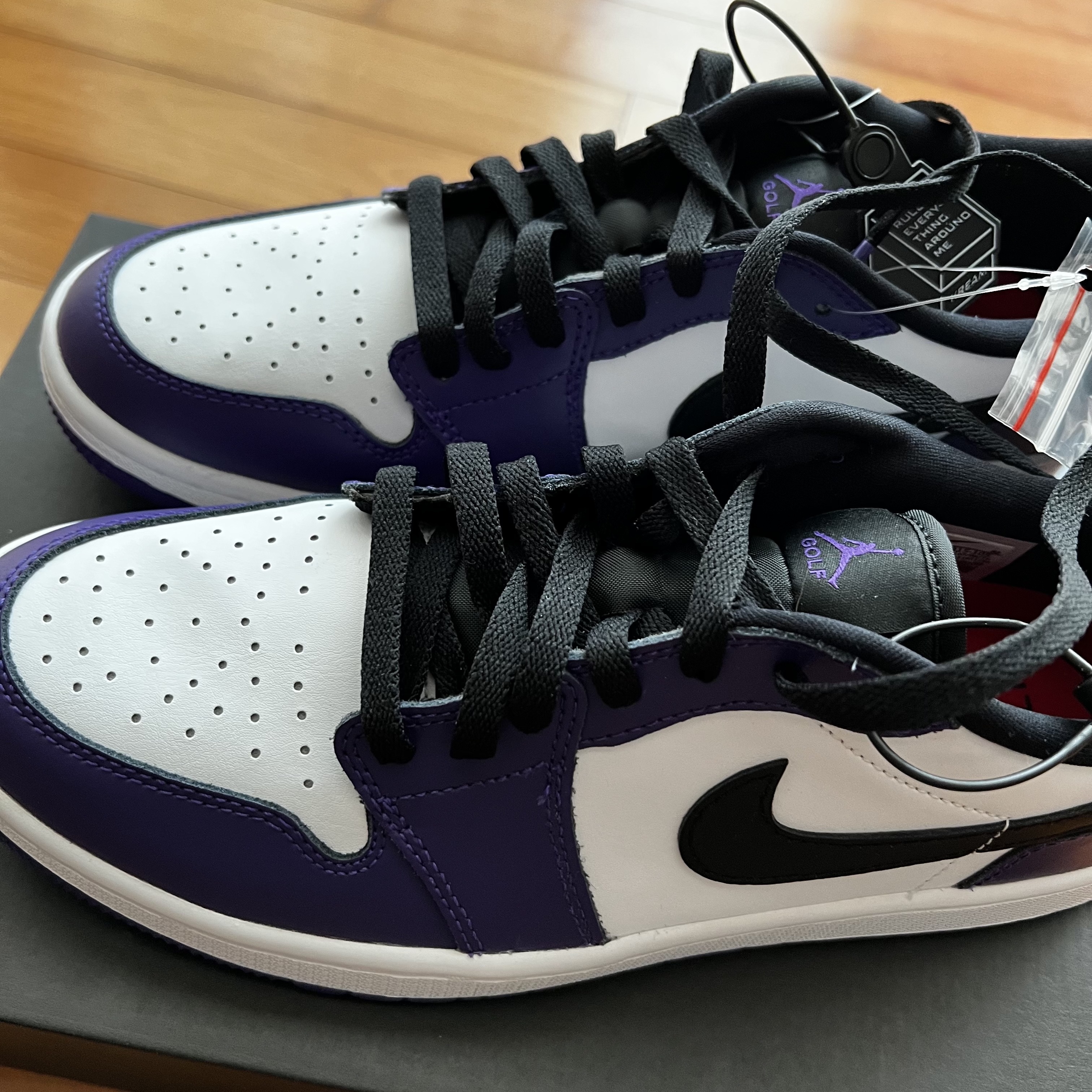 Jordan 1 Low Golf Court Purple 착용 스타일
