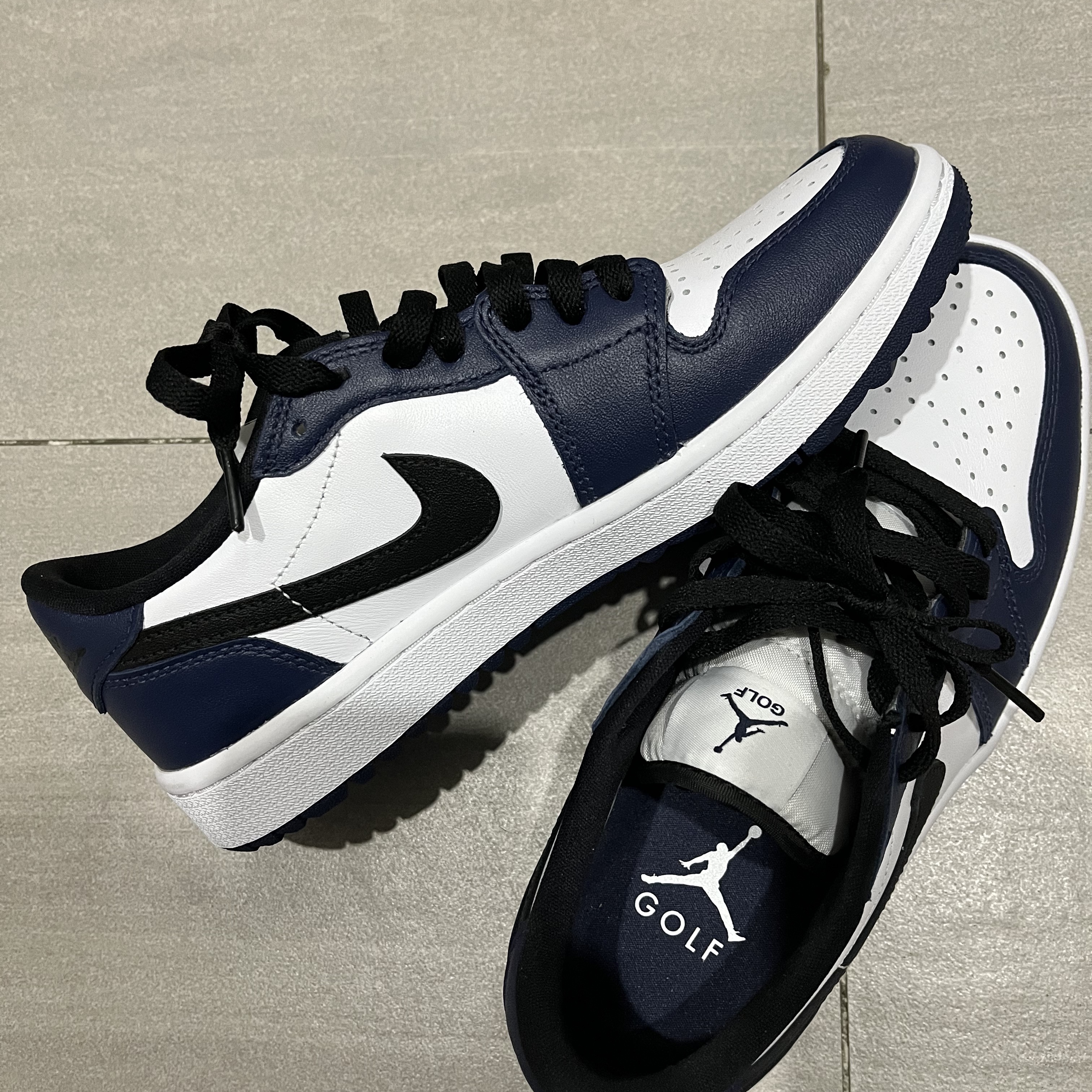 Jordan 1 Low Golf Midnight Navy 착용 스타일
