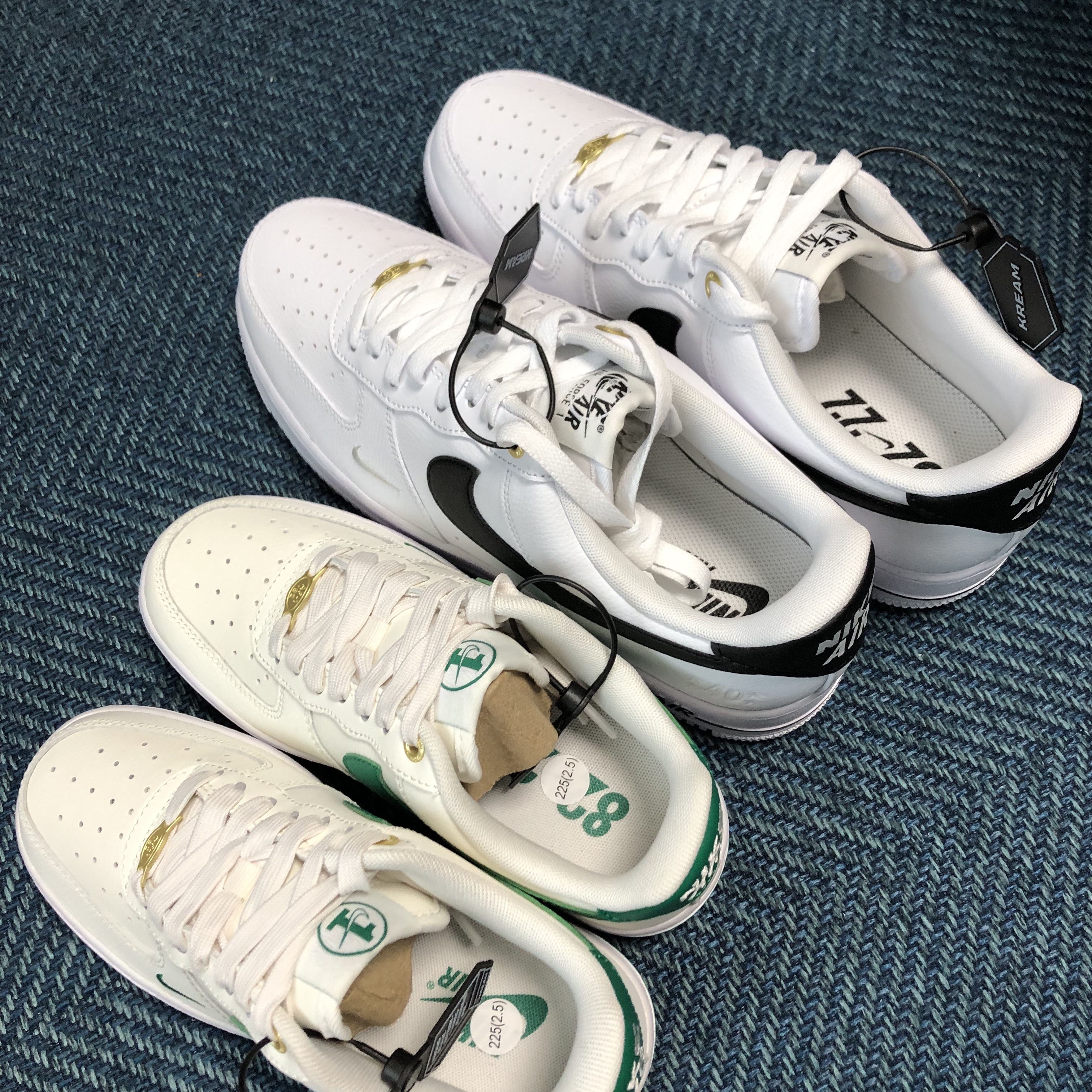 (W) Nike Air Force 1 '07 SE 40th Anniversary Join Forces Sail Malachite 착용 스타일