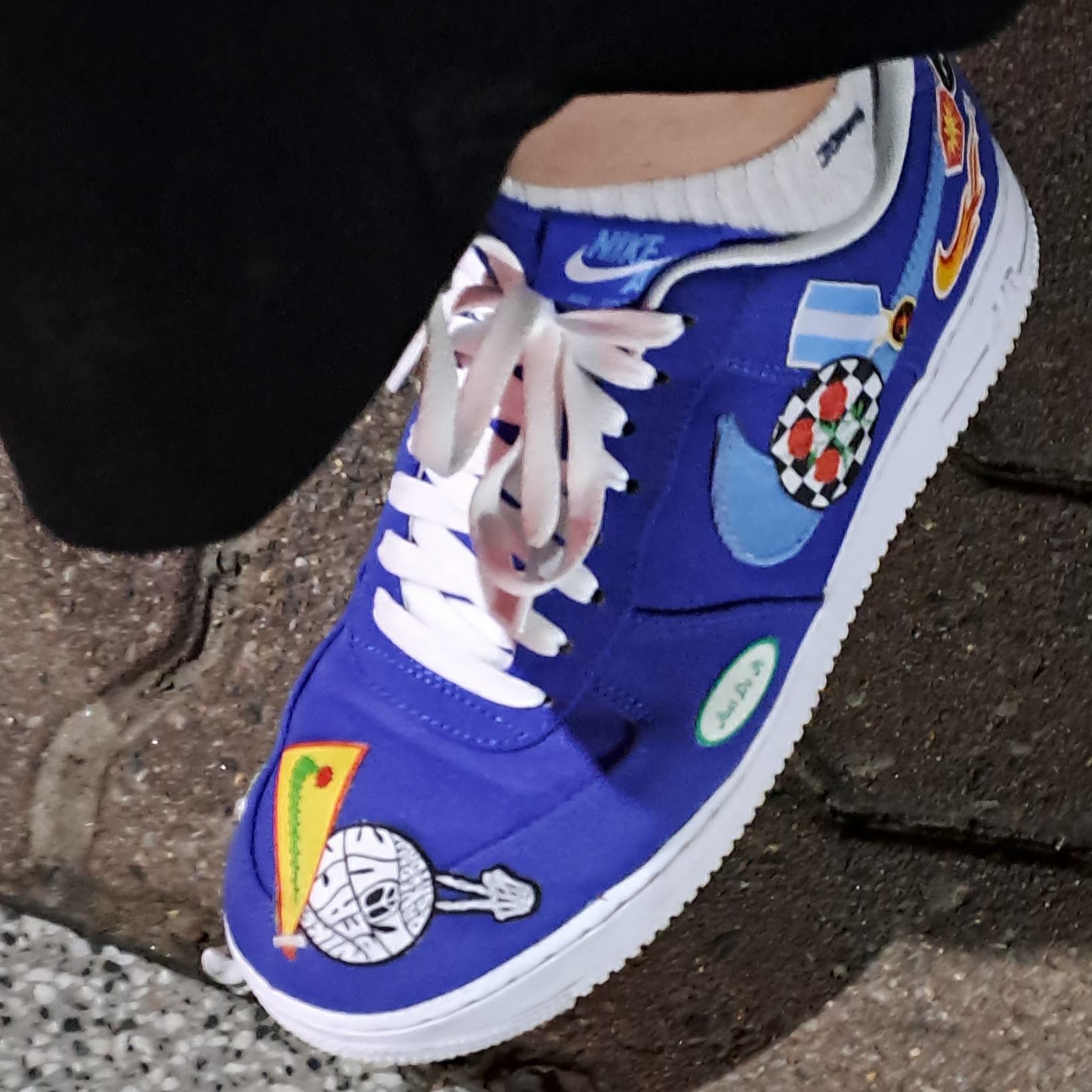Nike Air Force 1 '07 PRM Patched Up 착용 스타일