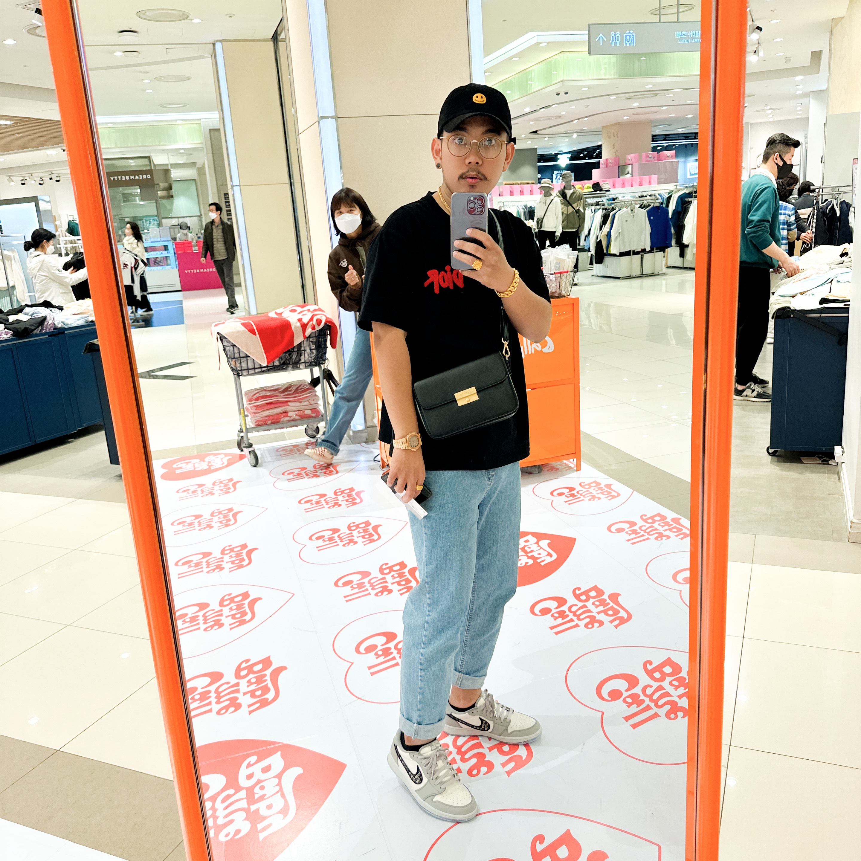 Jordan 1 x Dior Low OG 착용 스타일