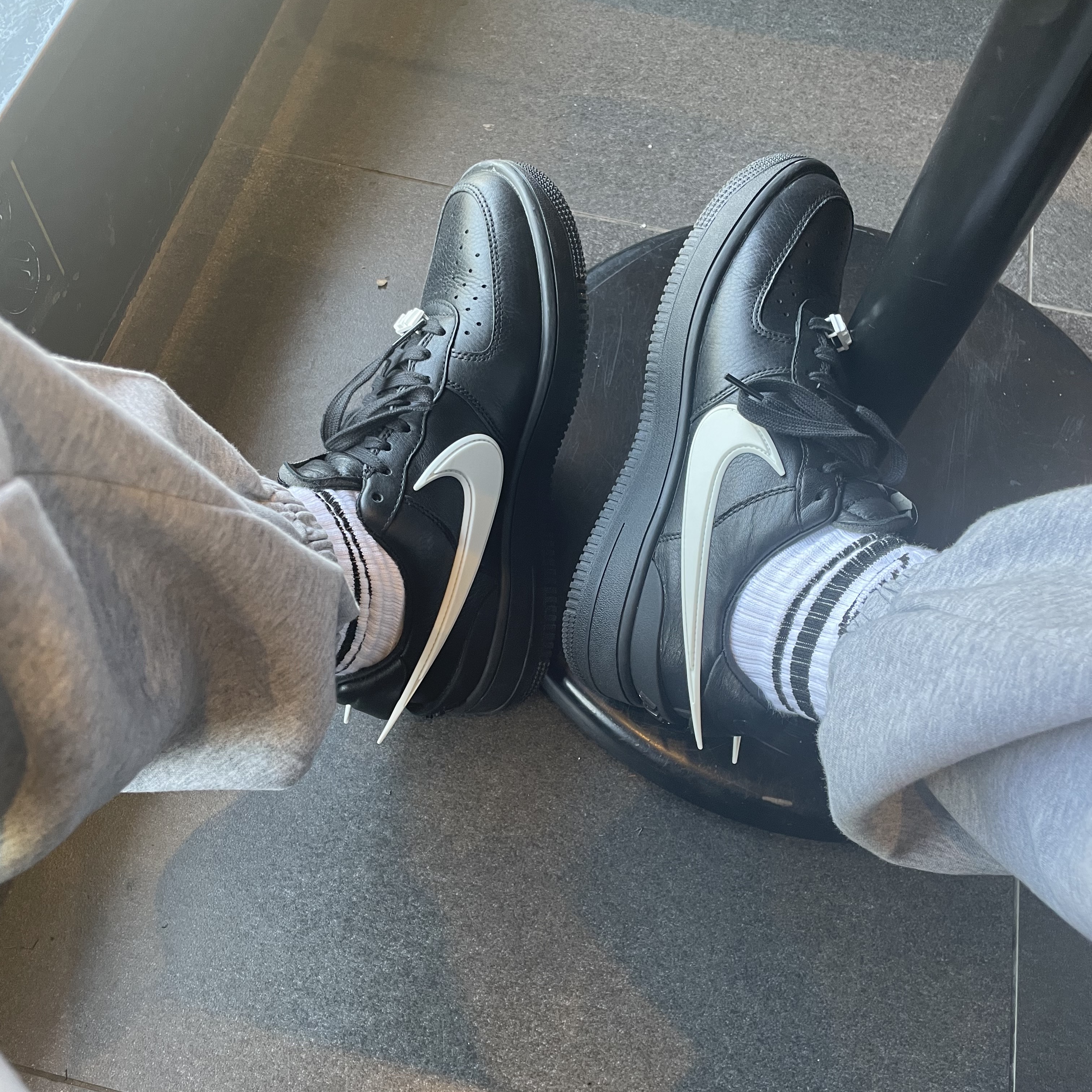 Nike x Ambush Air Force 1 Low SP Black 착용 스타일