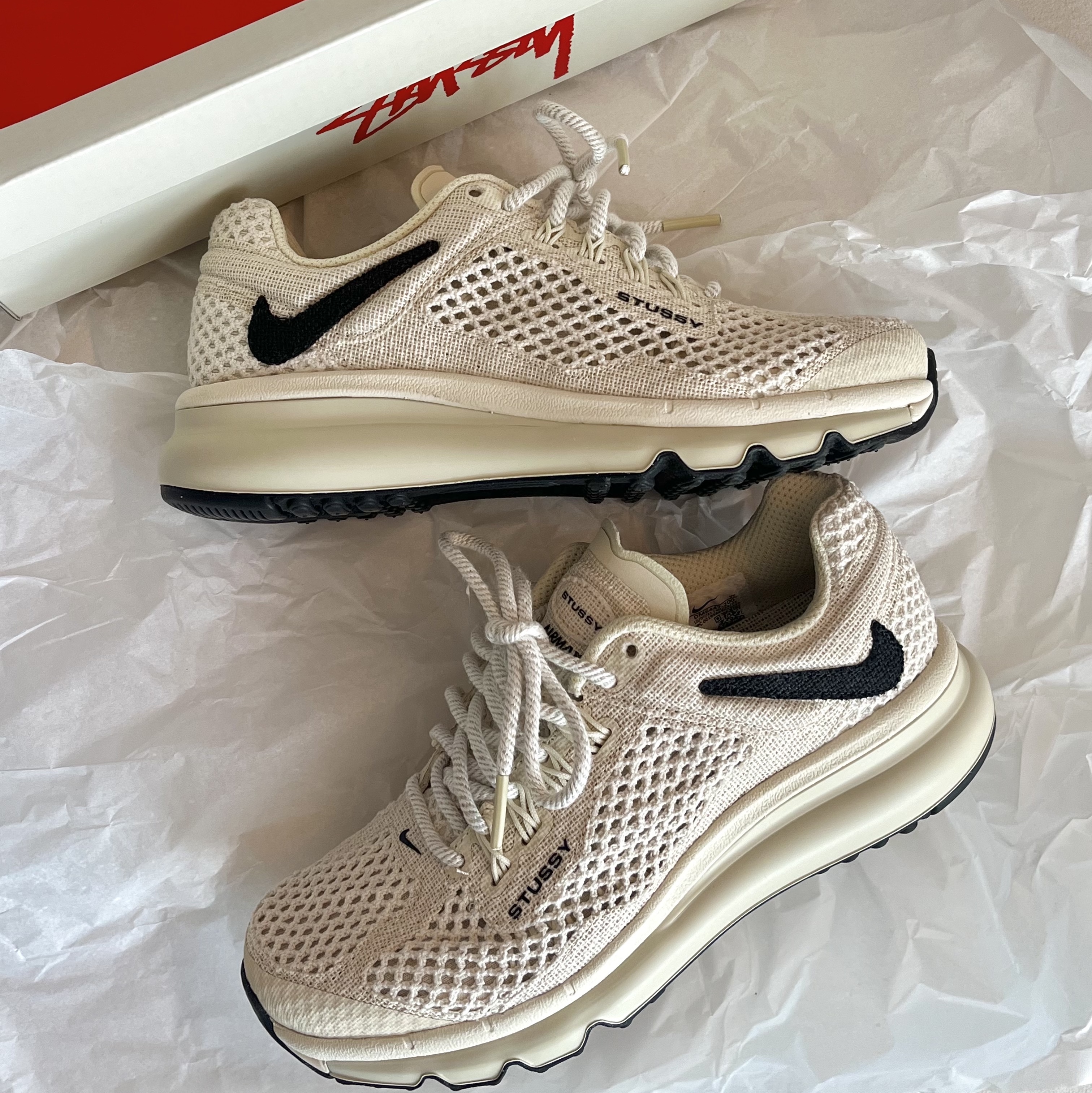 Nike x Stussy Air Max 2013 Fossil 착용 스타일