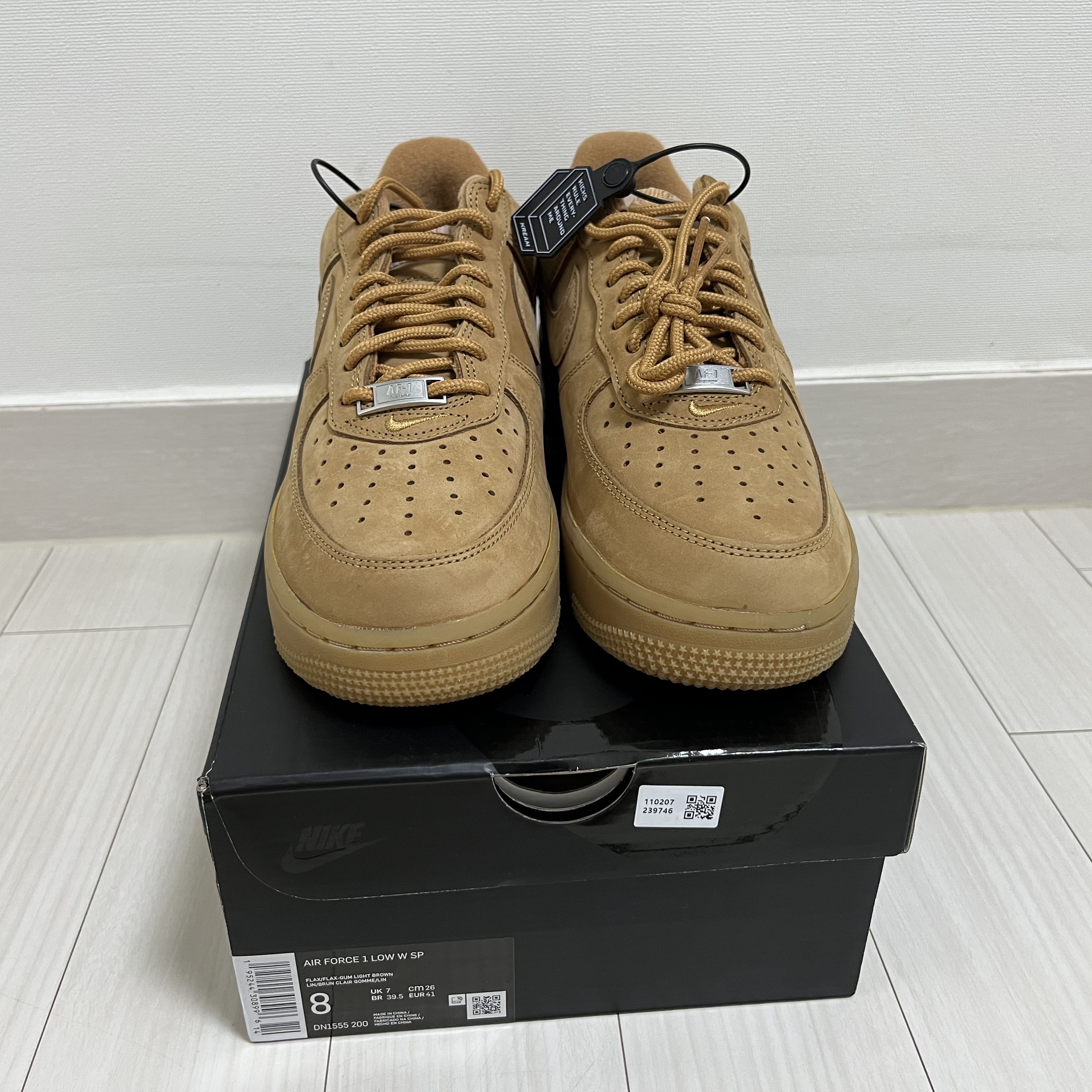 Nike x Supreme Air Force 1 Low Flax 착용 스타일 - 3