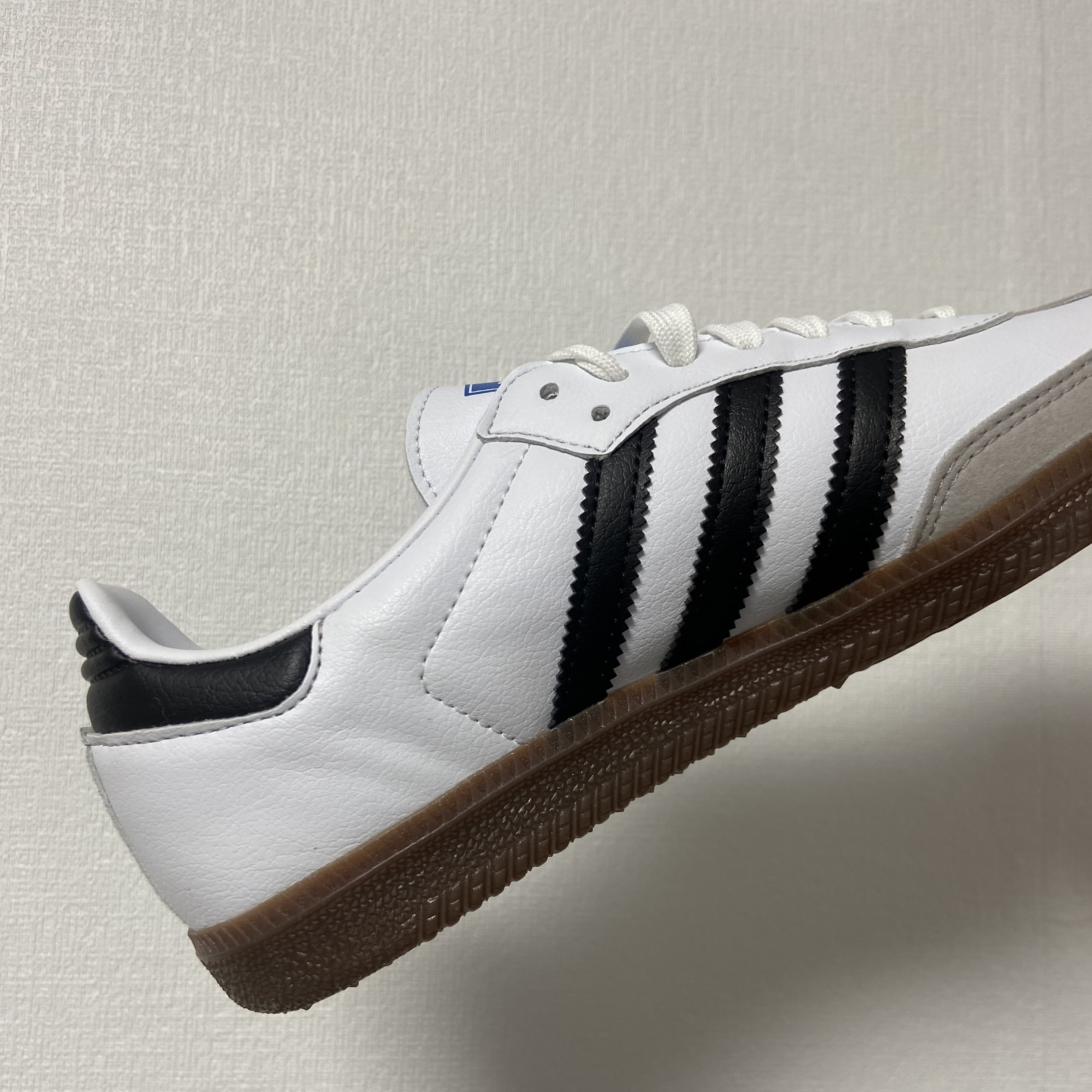 Adidas Samba Vegan White Black 착용 스타일 - 3