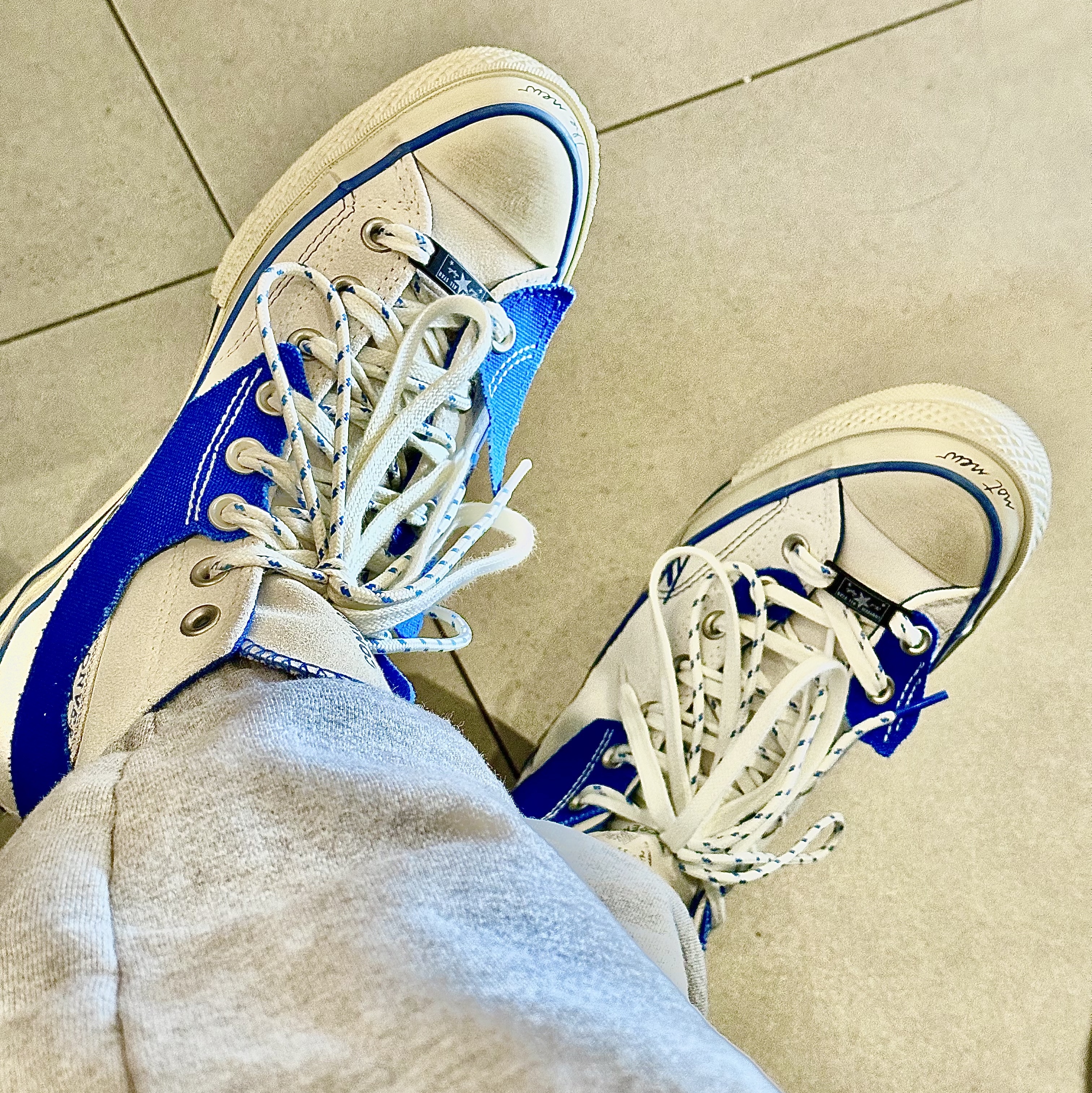 Converse x Ader Error Chuck 70 High White 착용 스타일