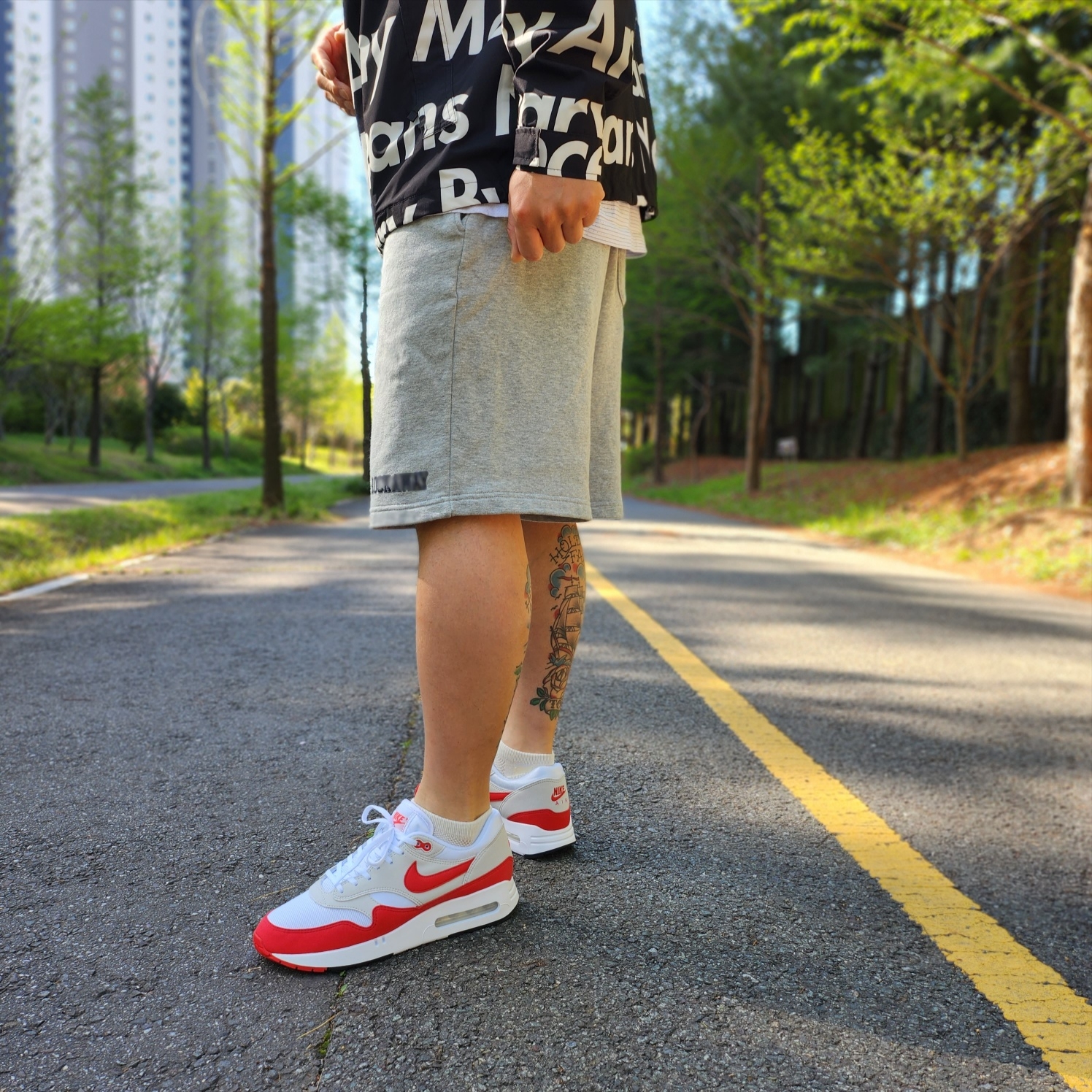 Nike Air Max 1 '86 Original Big Bubble 착용 스타일 - 3