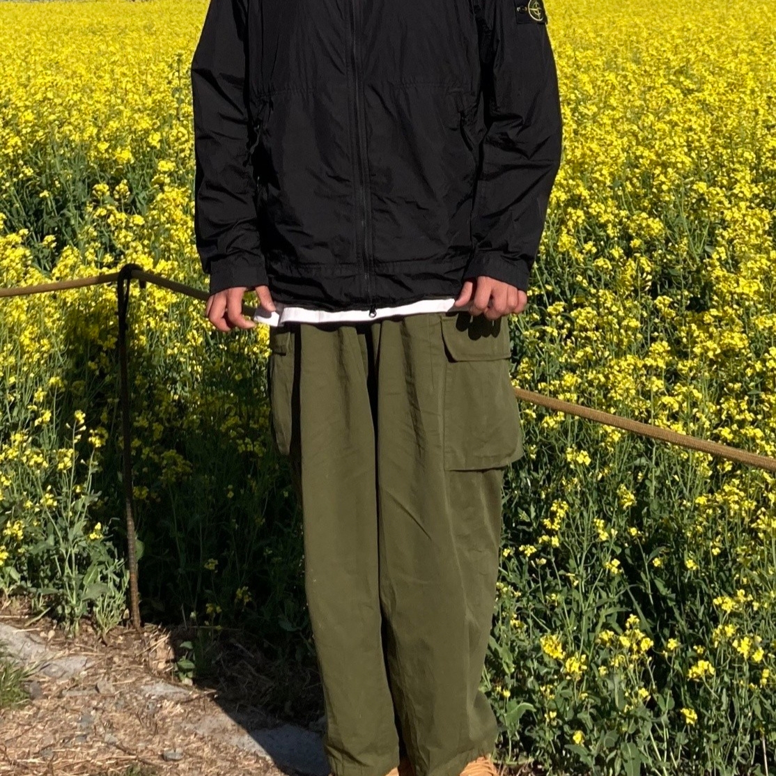 Stone Island 40522 Crinkle Reps Nylon Garment Dyed Hooded Jacket Black - 23SS, Nike x Supreme Air Force 1 Low Flax 착용 스타일 - 2