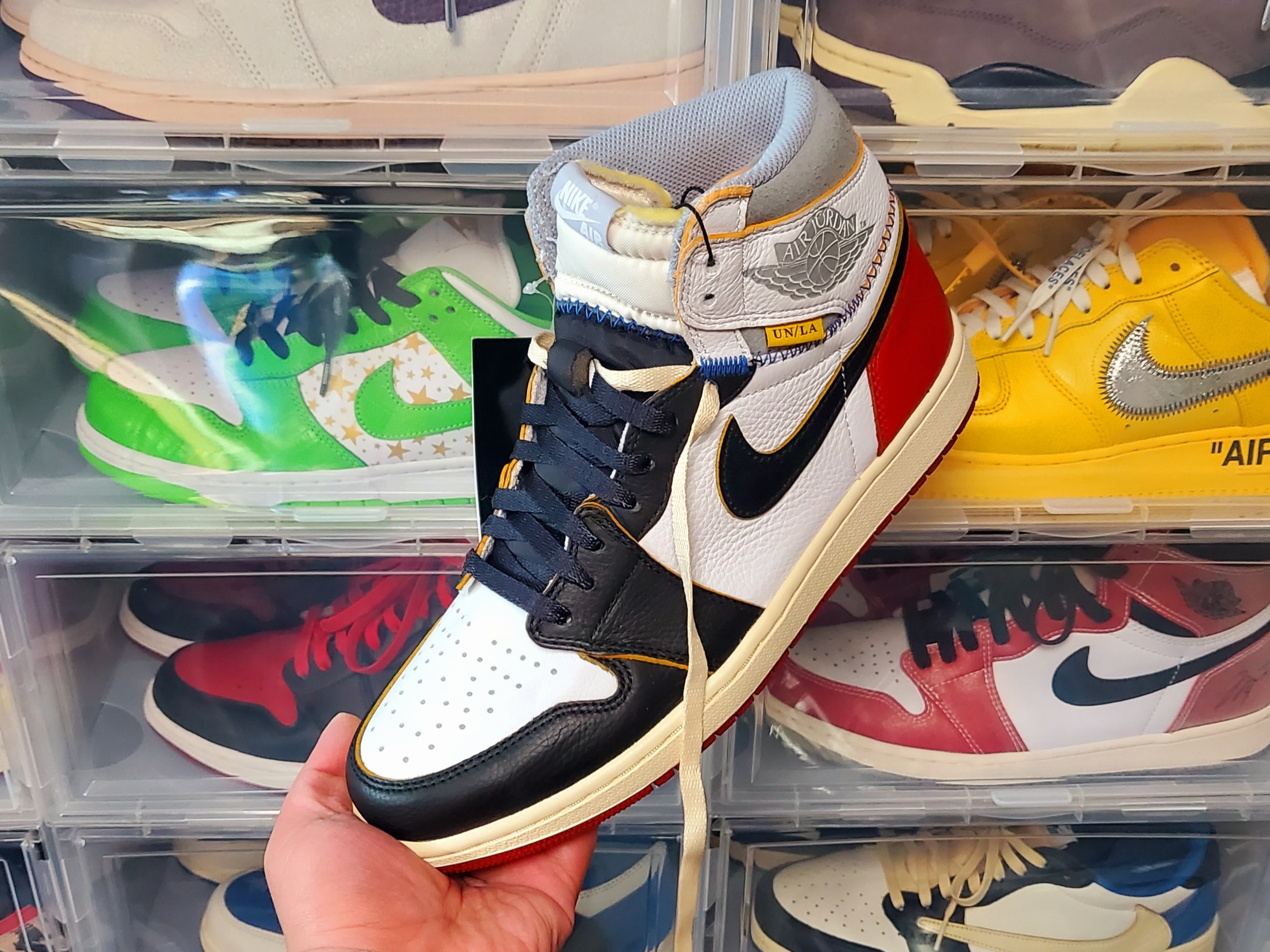 Jordan 1 x Union Retro High Black Toe 착용 스타일 - 1