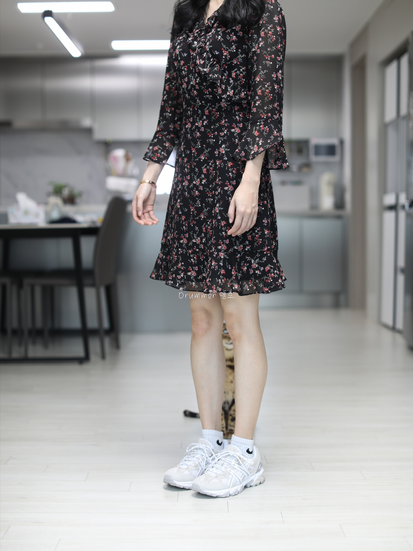 (W) Asics Gel-Sonoma 15-50 White Oatmeal 착용 스타일 - 1