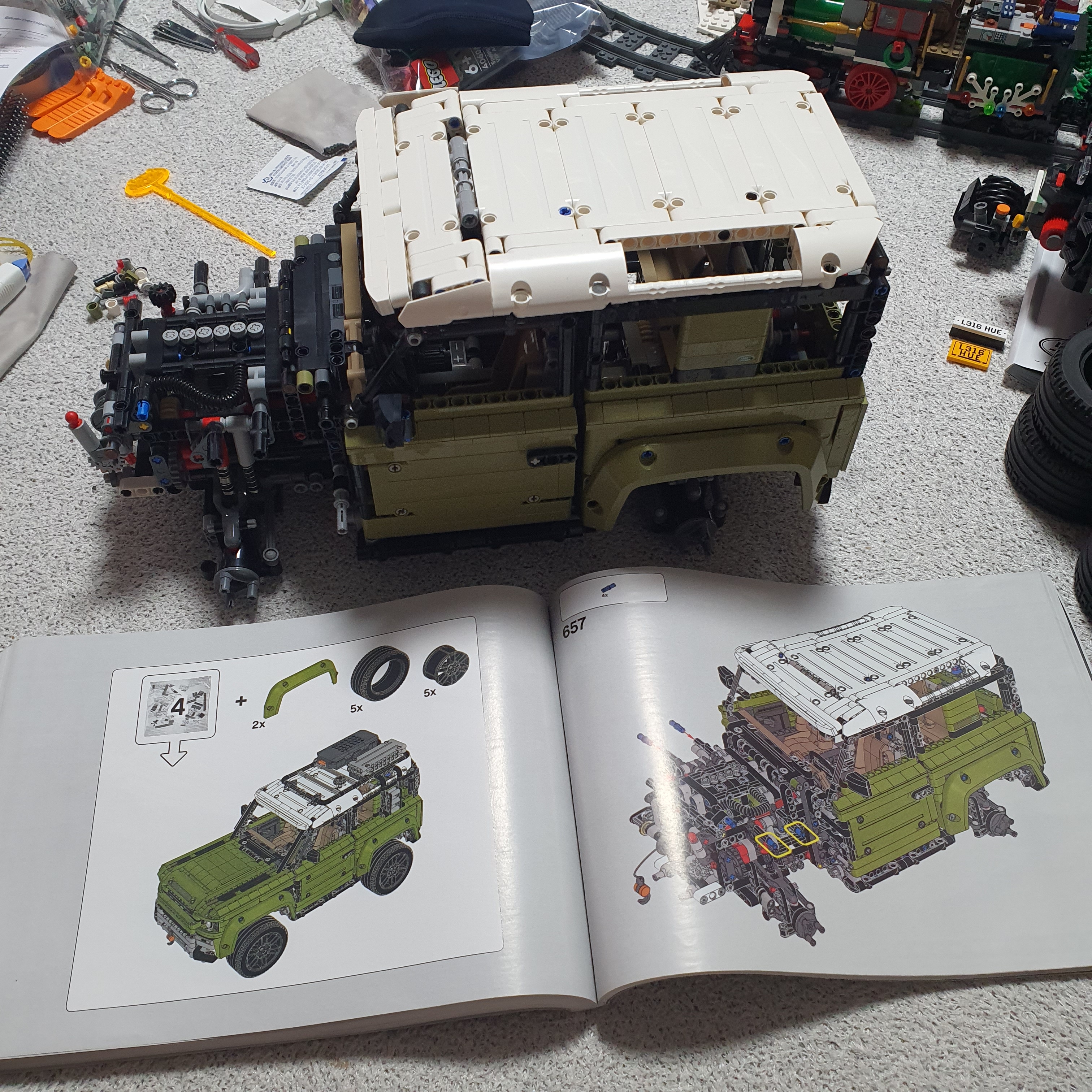 Lego Land Rover Defender 착용 스타일 - 5