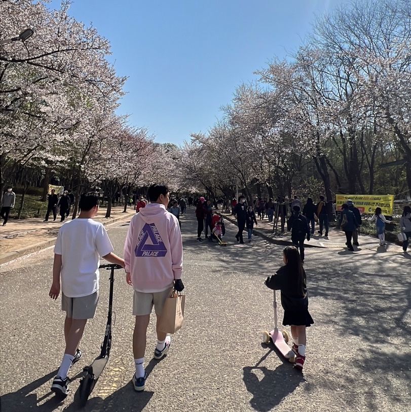 Palace Reacto Tri-Ferg Hood Pink - 23SS, Essentials The Core Collection Sweatshorts Light Oatmeal 착용 스타일 - 2