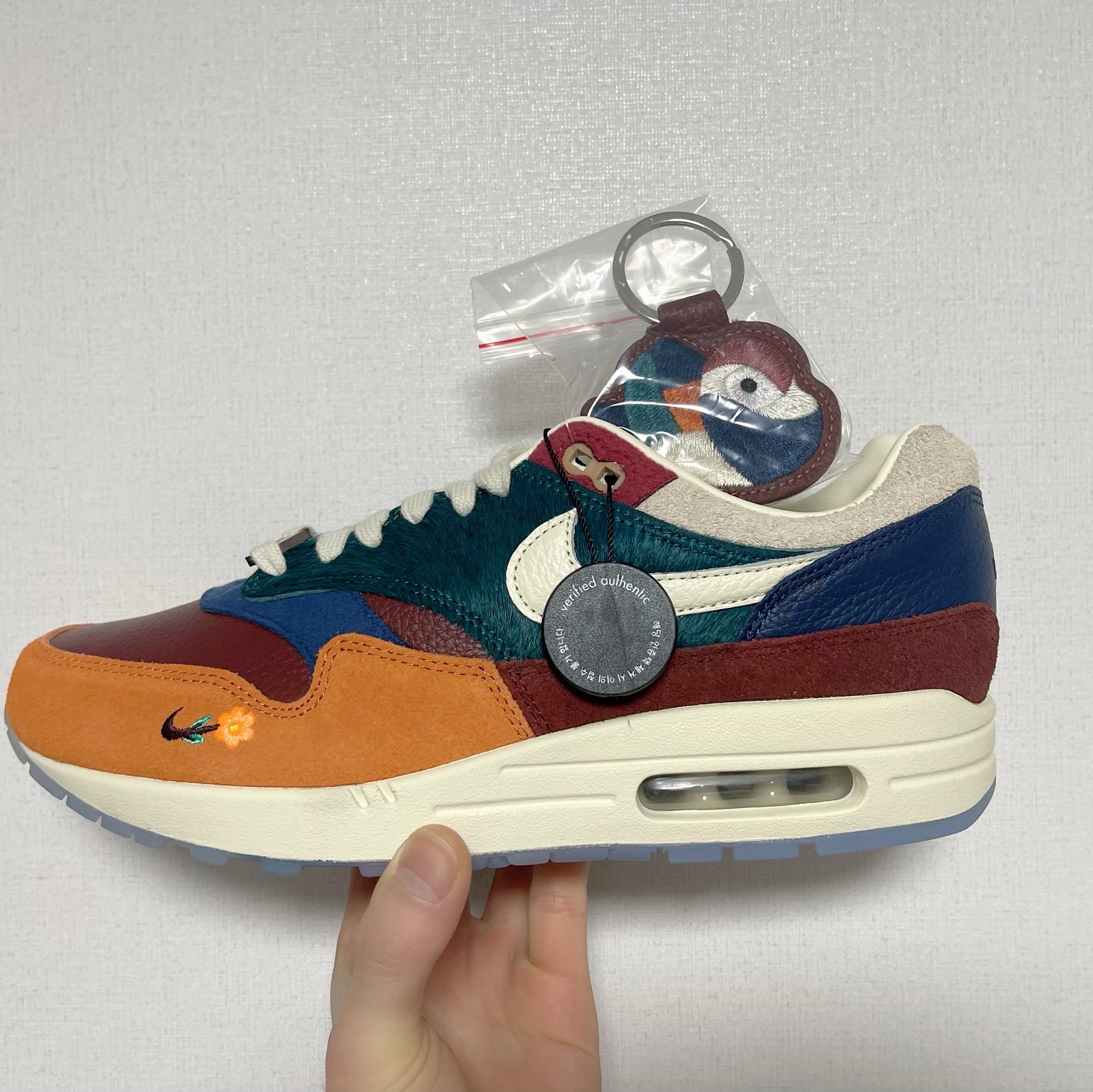 Nike x Kasina Air Max 1 SP Won-Ang Orange 착용 스타일