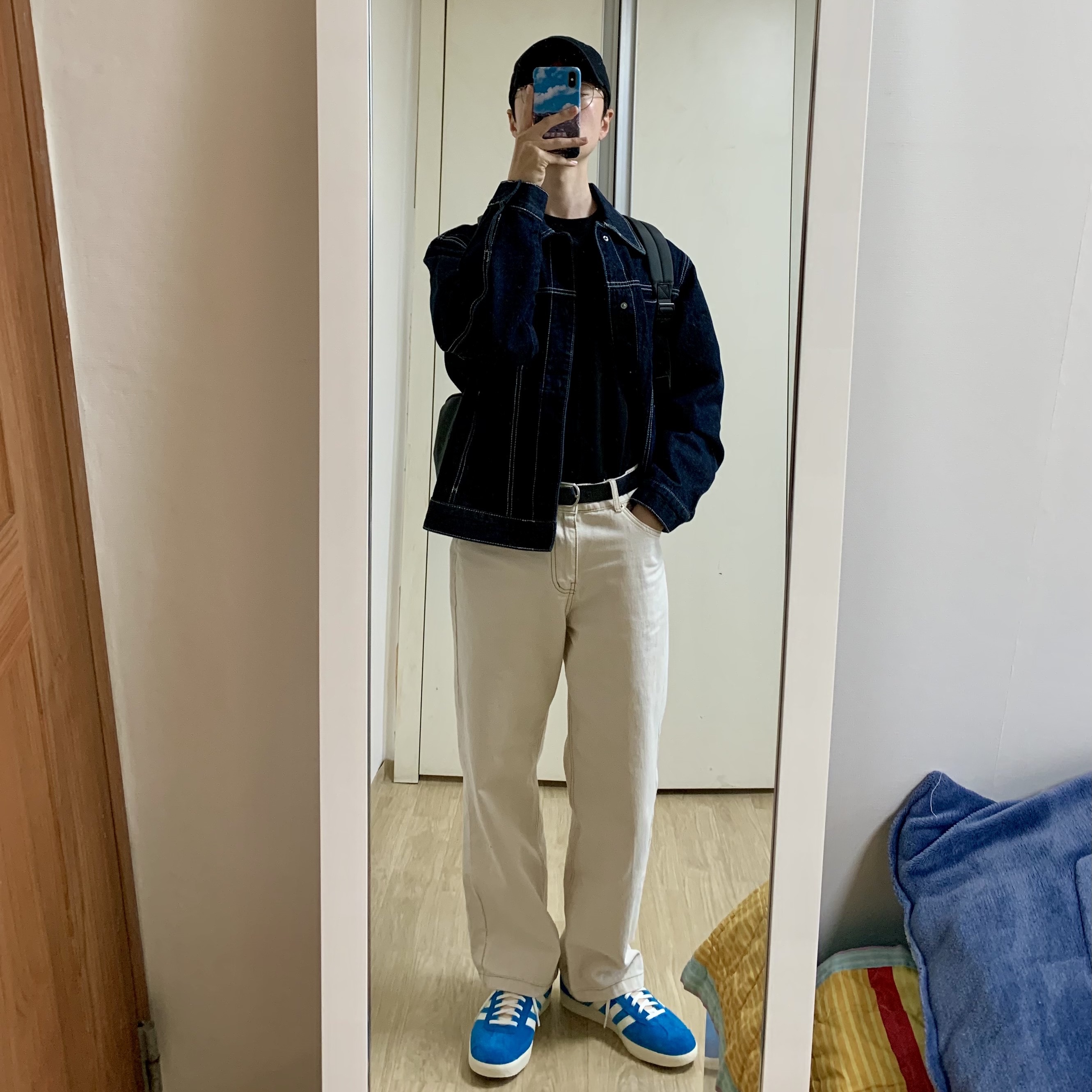 Nike Heritage 86 Futura Washed Cap Black White, Adidas Gazelle Bold Aqua Off White 착용 스타일 - 1