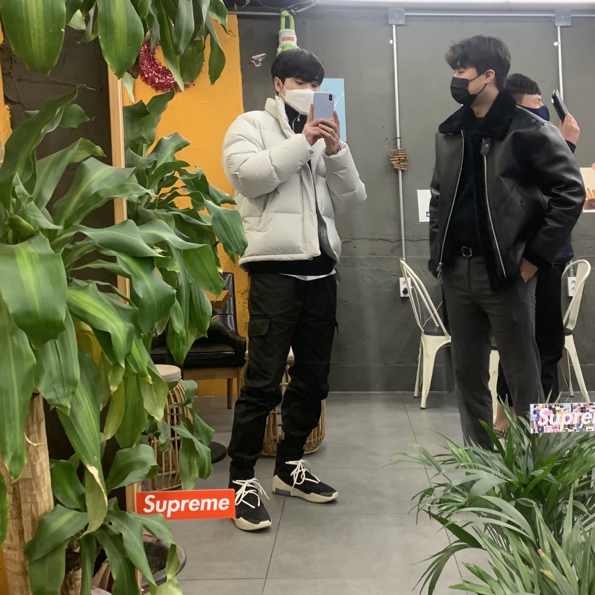 NIke x Fear of God Air Fear of God 1 Black 착용 스타일