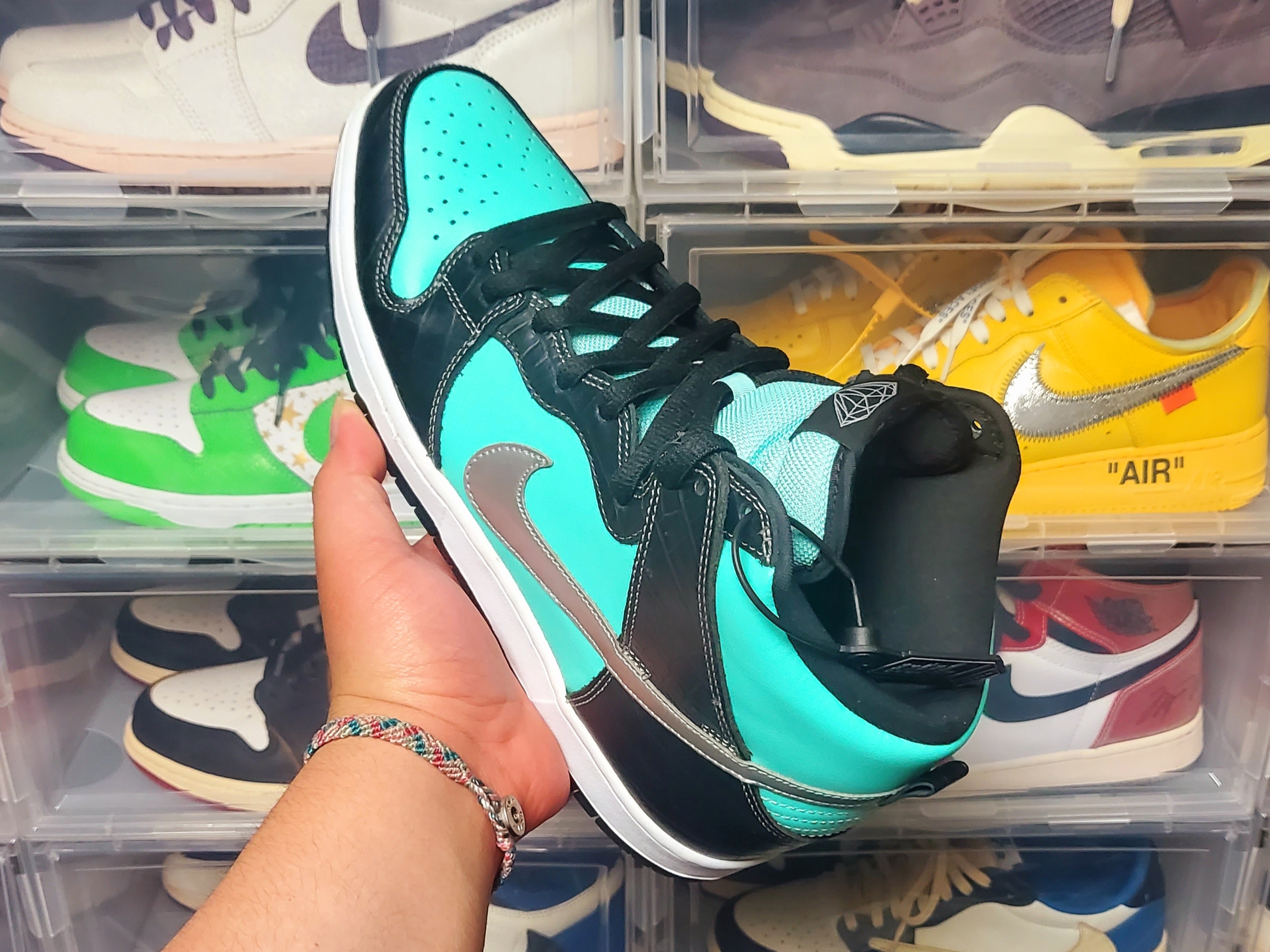 Nike x Diamond Supply Co. SB Dunk High Tiffany 착용 스타일 - 3