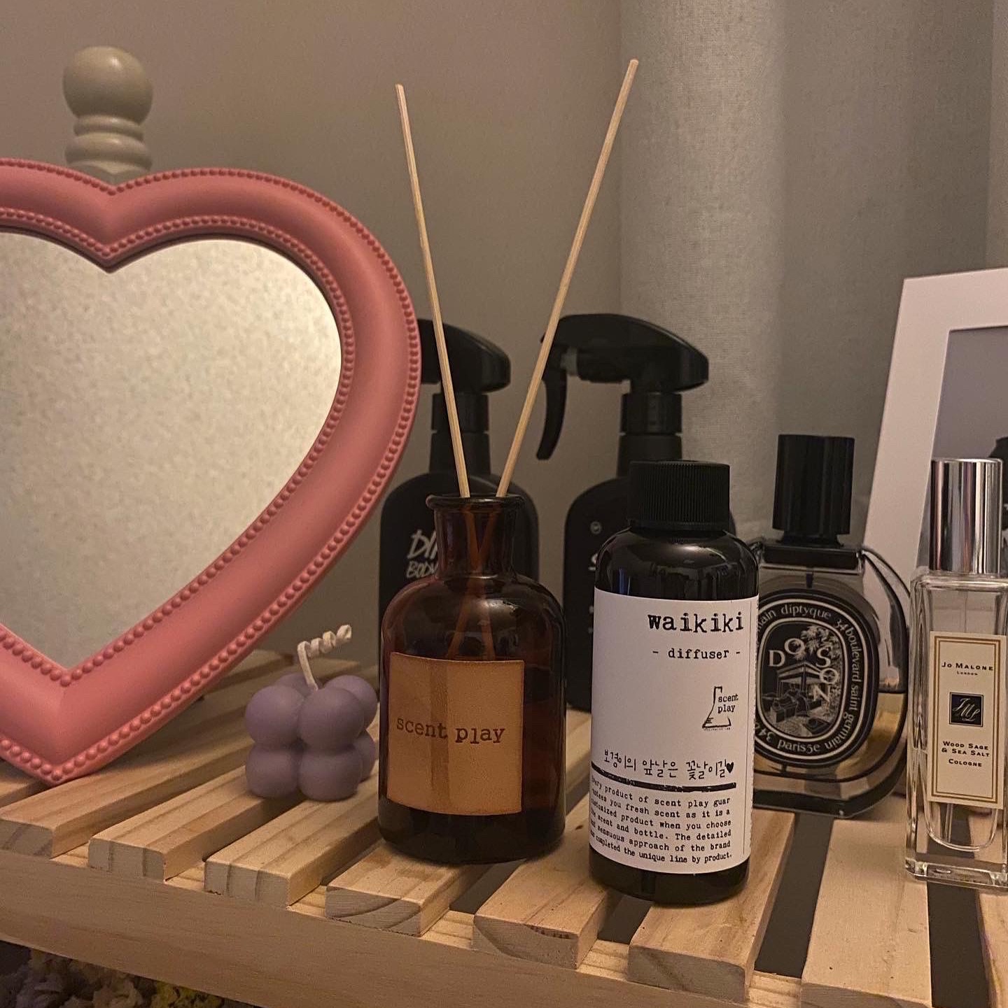 Diptyque Do Son Eau De Parfum 75ml, Jo Malone Wood Sage & Sea Salt Cologne 30ml 착용 스타일