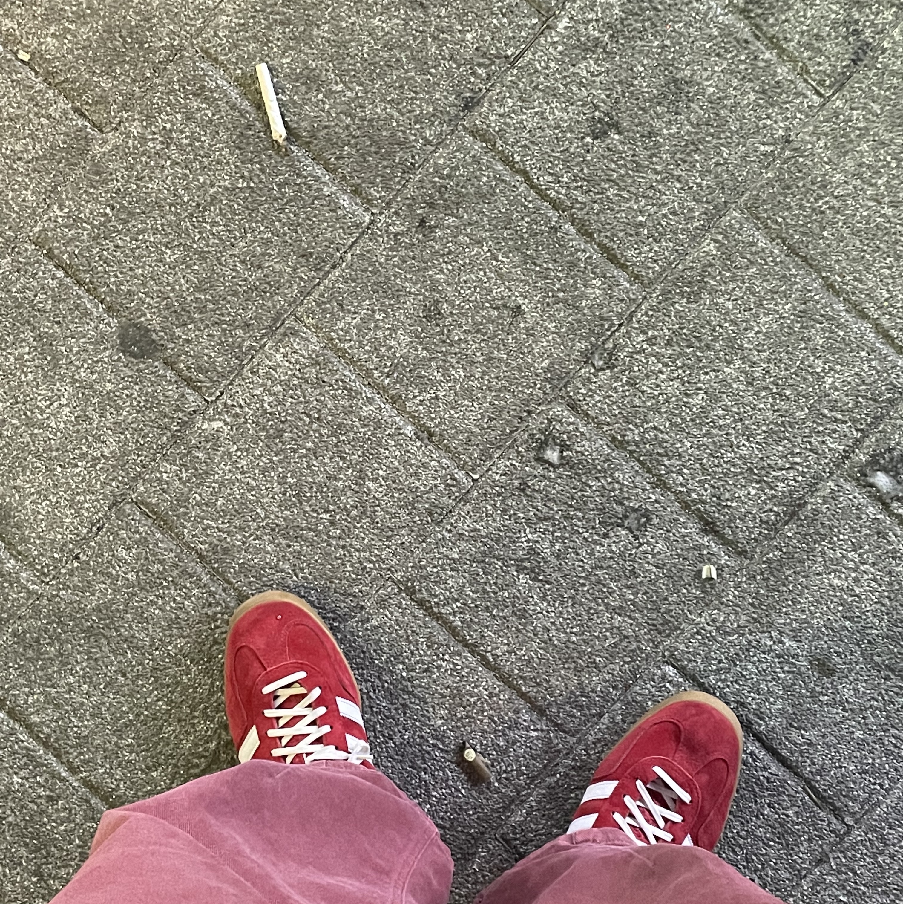 Adidas Gazelle Indoor Scarlet 착용 스타일