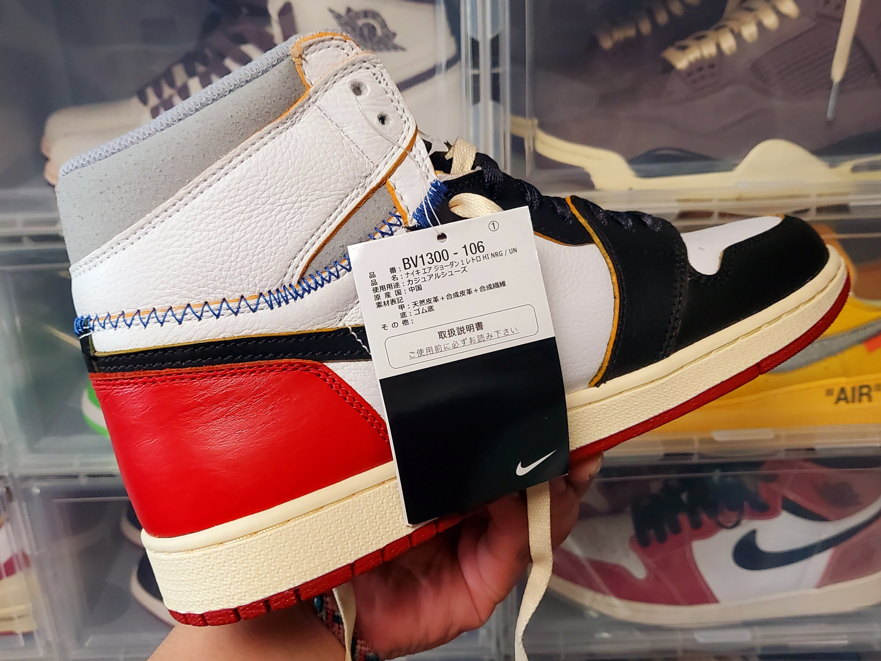 Jordan 1 x Union Retro High Black Toe 착용 스타일 - 4