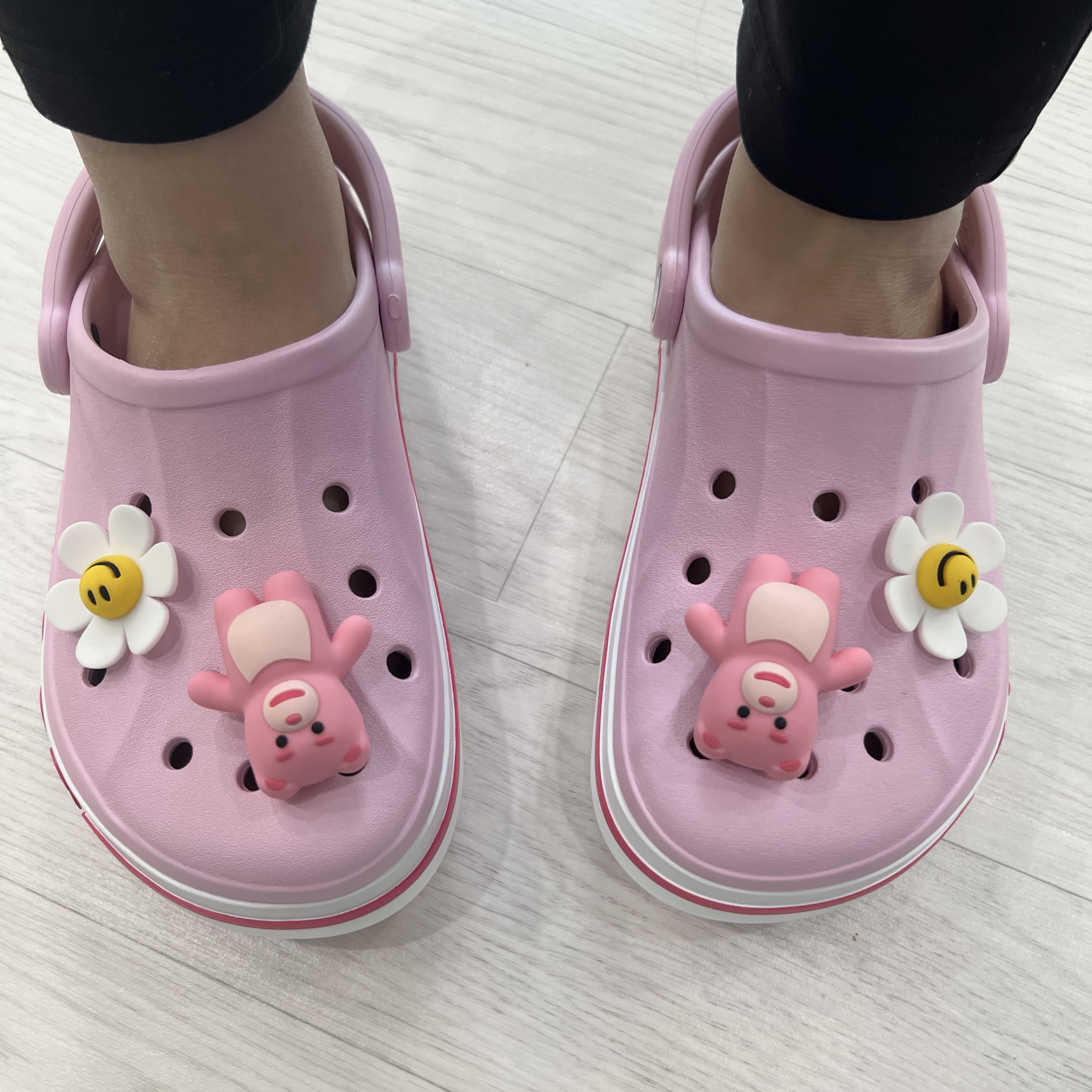 Crocs Bayaband Clog Ballerina Pink 착용 스타일