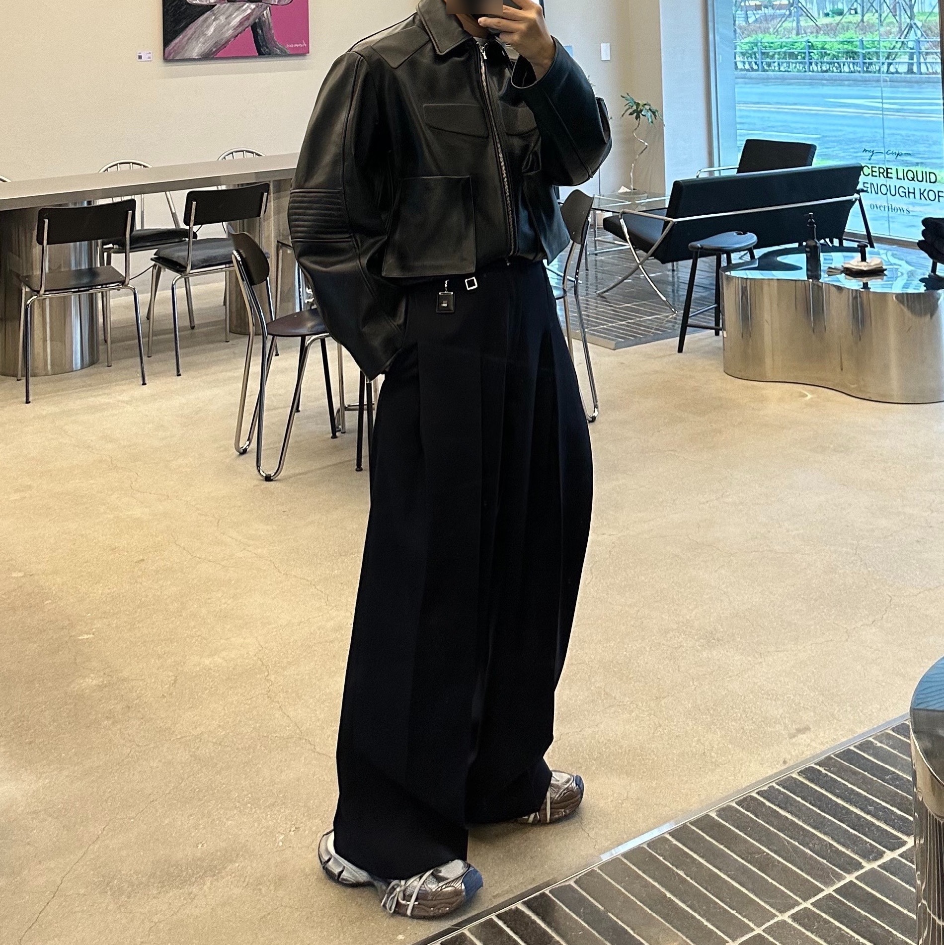 Balenciaga 3XL Sneakers Worn Out Grey White Blue 착용 스타일 - 1