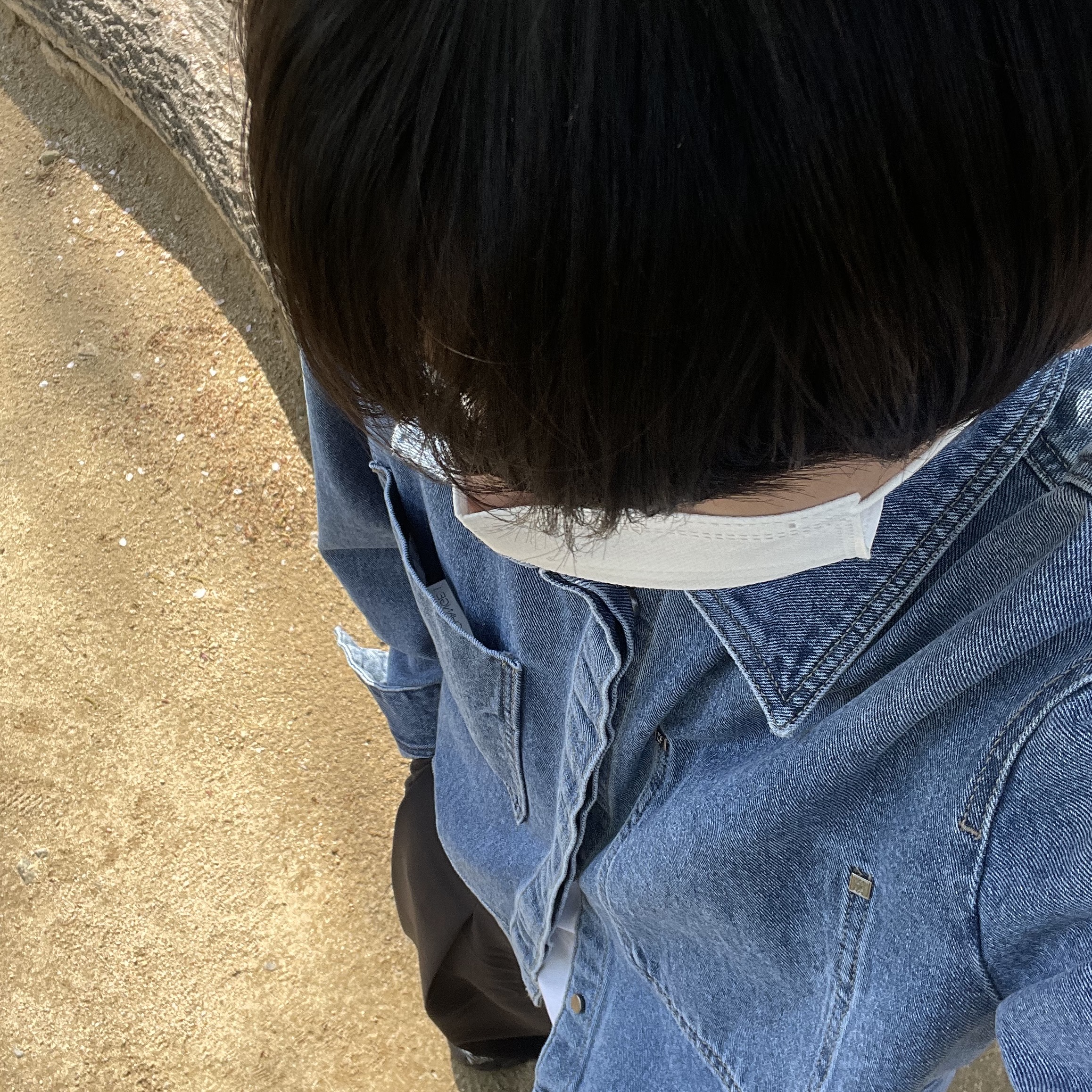 Wooyoungmi Crop Denim Jacket Blue - 22FW, Balenciaga 3XL Sneakers Black White 착용 스타일 - 1
