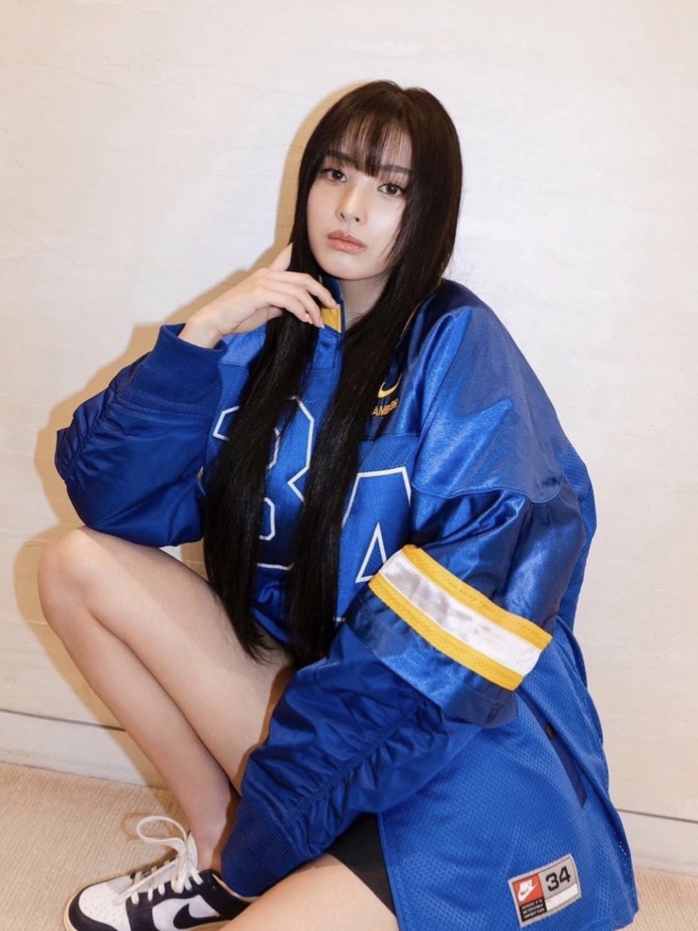 Nike x Ambush Jacket Deep Royal Blue - Asia 착용 스타일 - 2