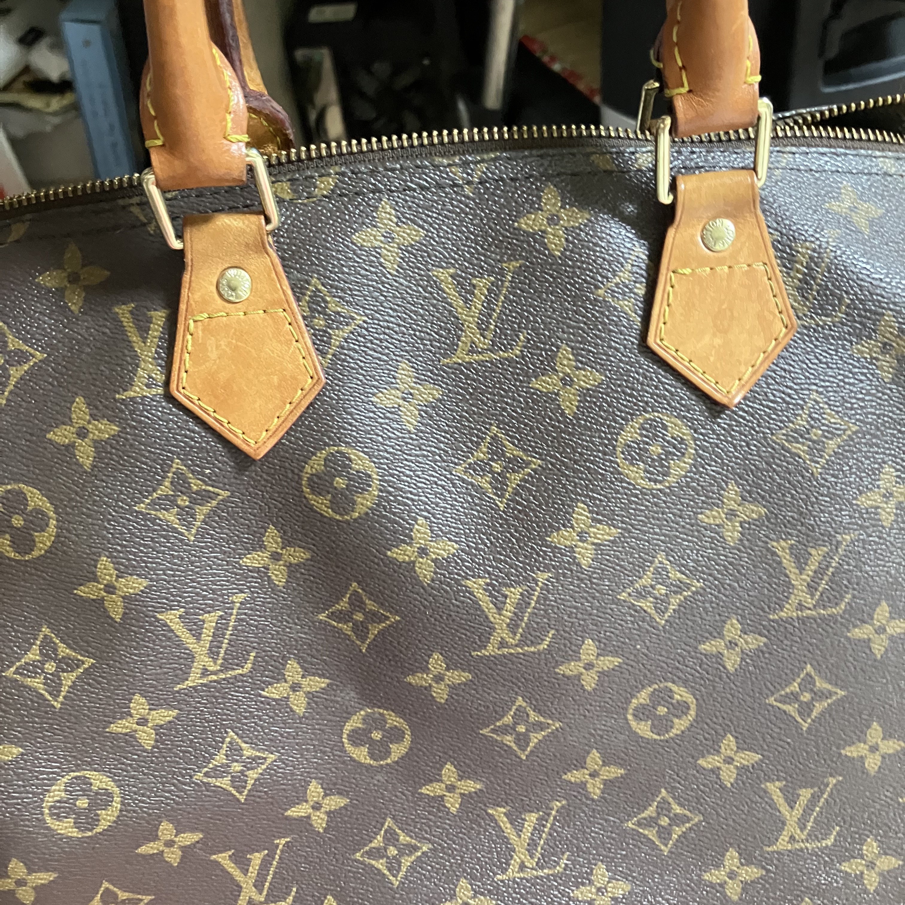 Louis Vuitton Nano Speedy Monogram 착용 스타일 - 1