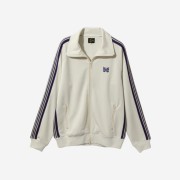 Needles Track Jacket Poly Smooth Ice White