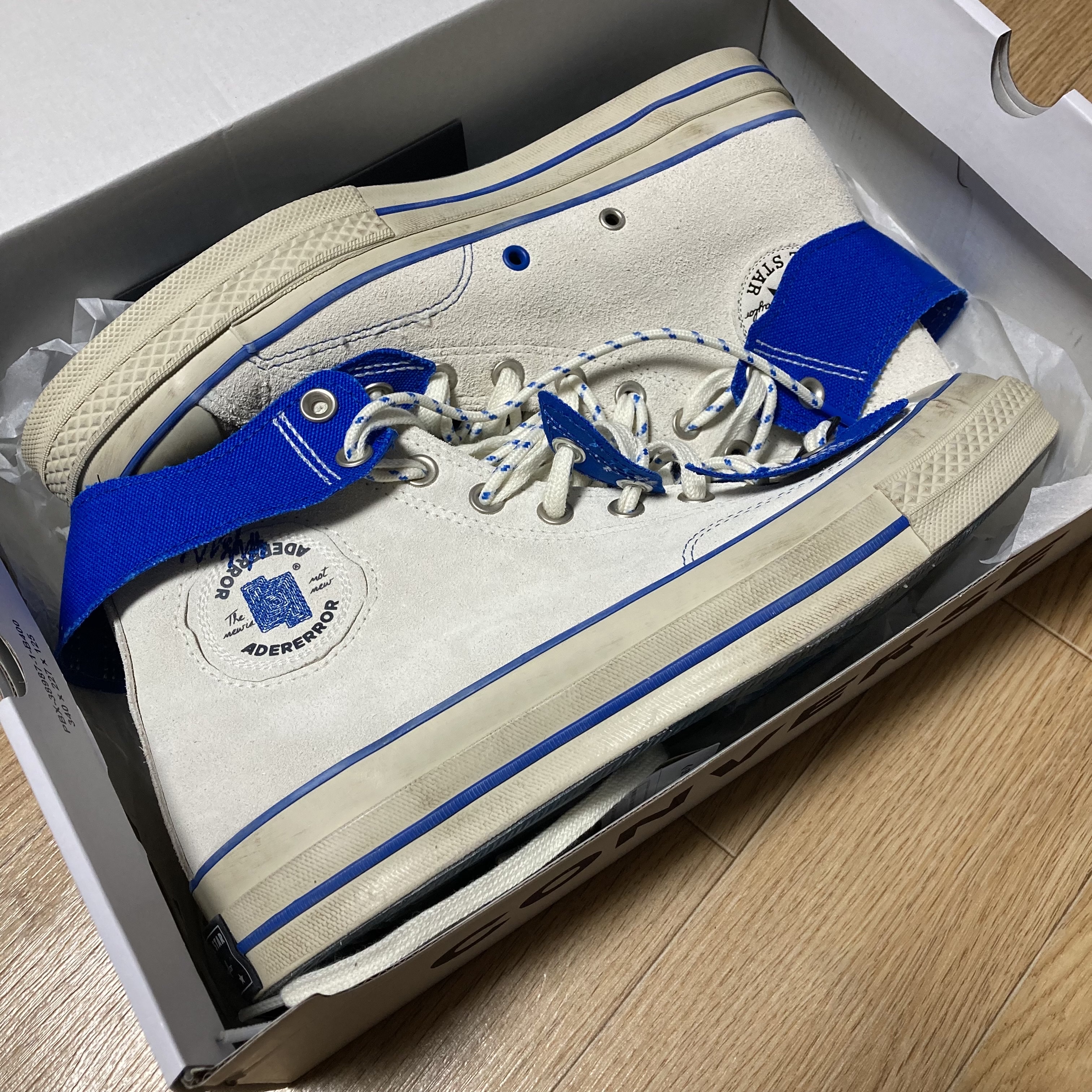 Converse x Ader Error Chuck 70 High White 착용 스타일
