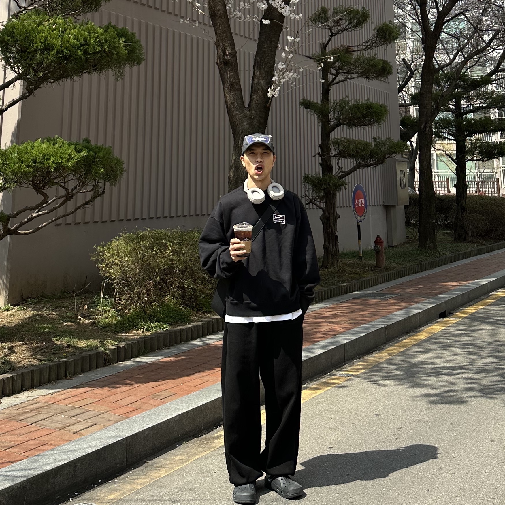 Supreme Tiger Camo Reflective Camp Cap Black - 22FW, Sony WH-1000XM5 Silver (Korean Ver.) 착용 스타일
