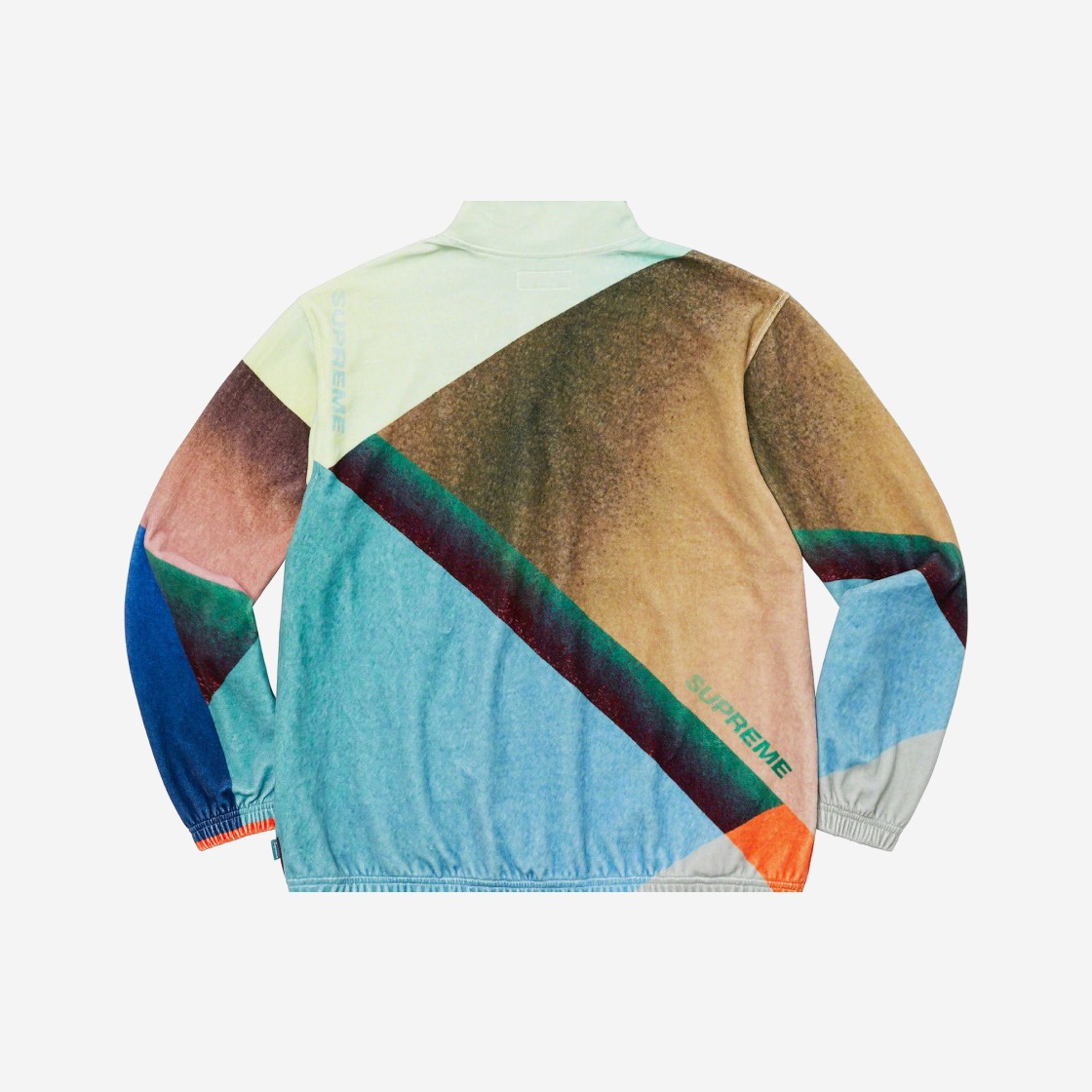 Supreme Geo Velour Track Jacket Multicolor - 23SS 상세 이미지 2