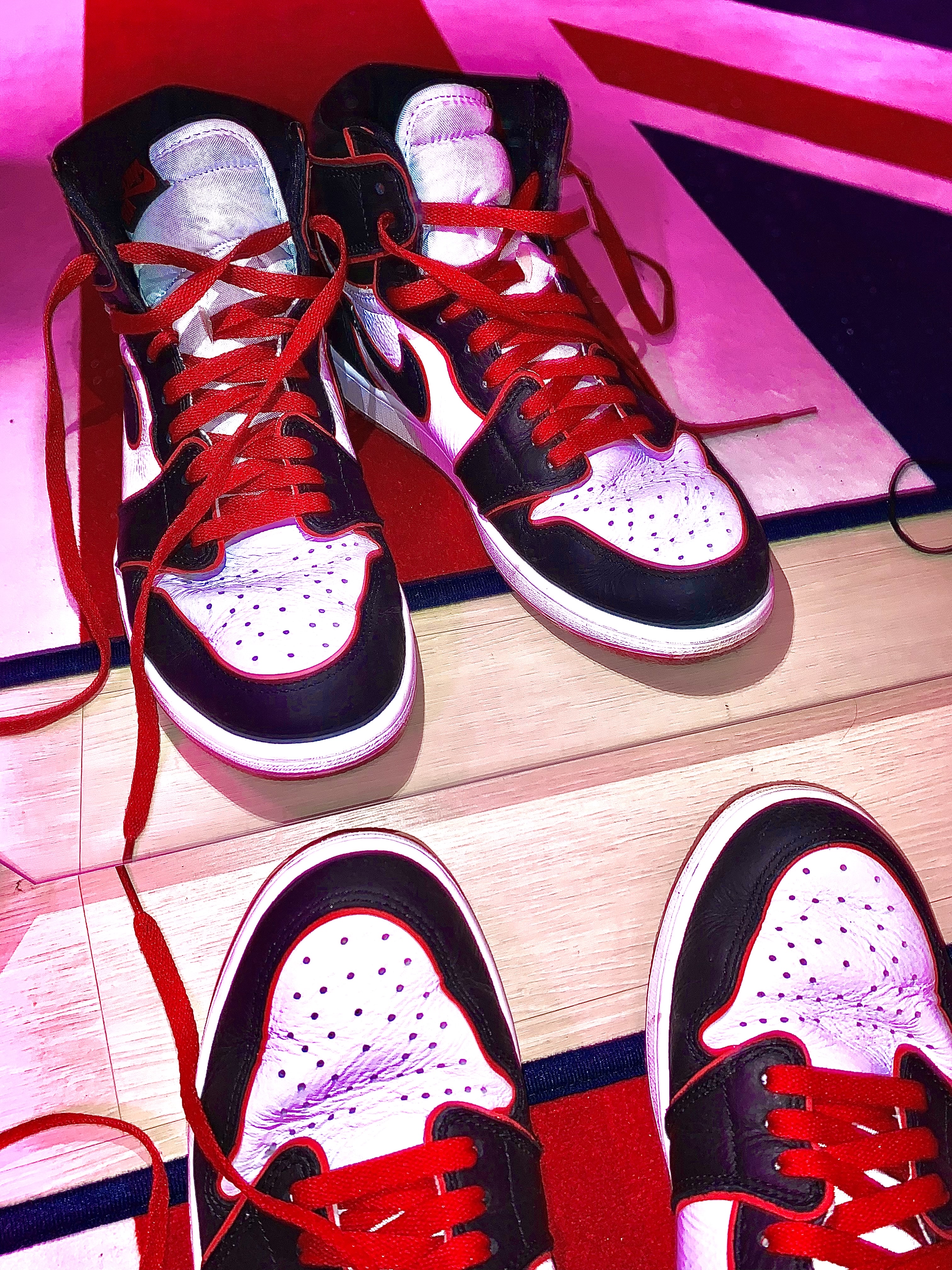 Jordan 1 Retro High OG Bloodline 착용 스타일 - 2