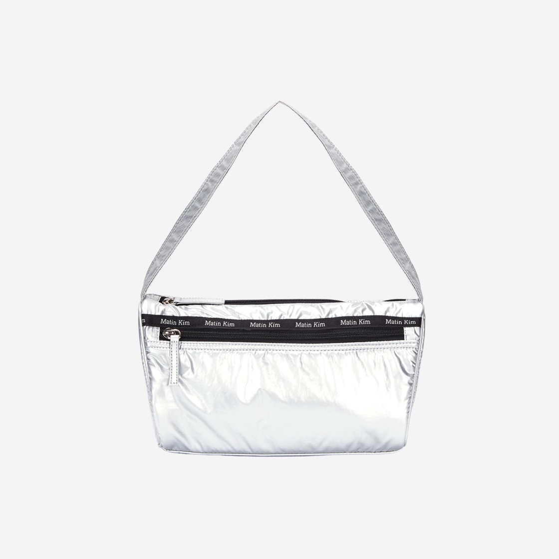 ZIPPER LEATHER SQUARE BAG IN BLACK - MATINKIM