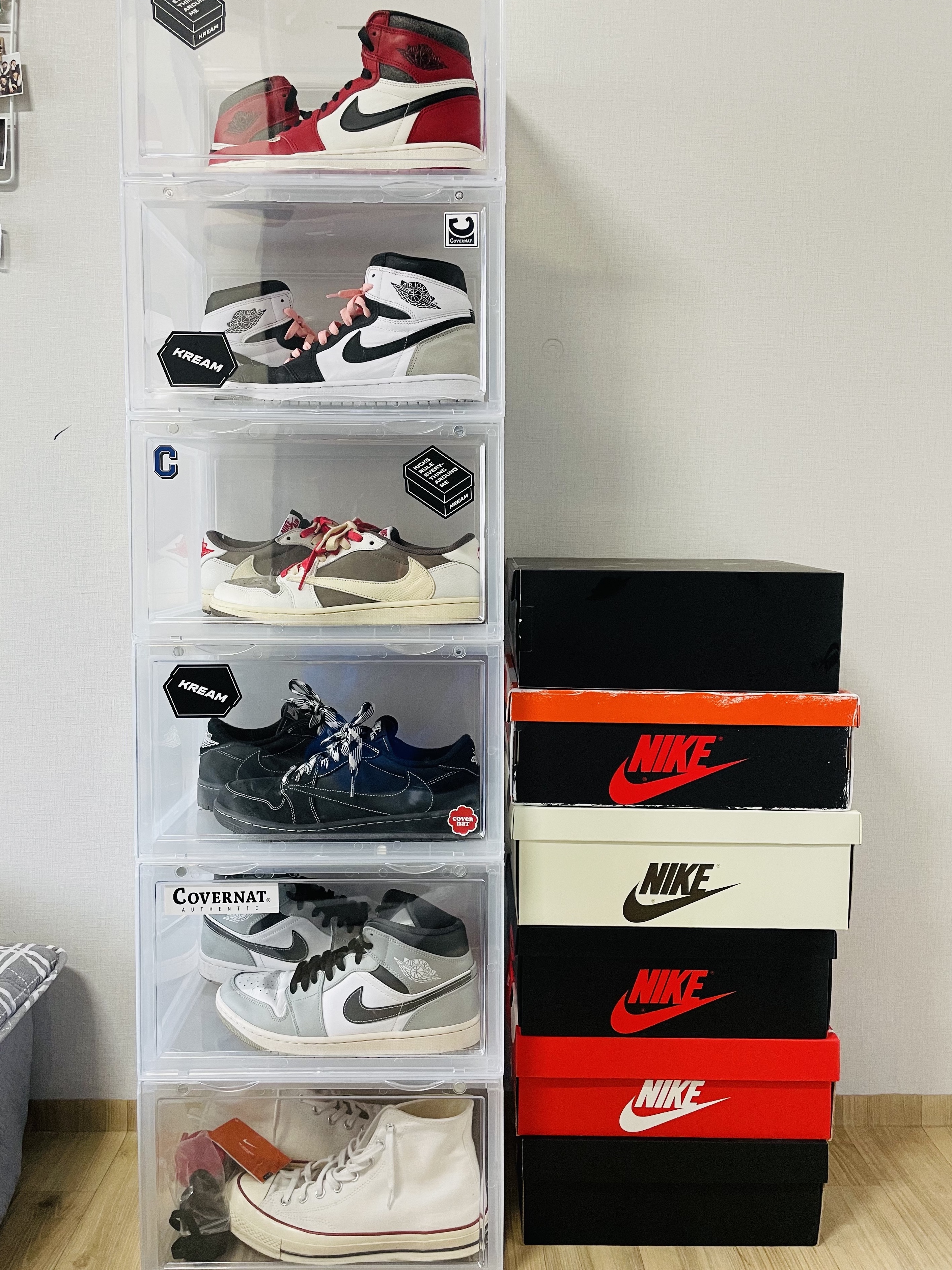 Jordan 1 Retro High OG Chicago 2022, Jordan 1 Retro High OG Bleached Coral 착용 스타일