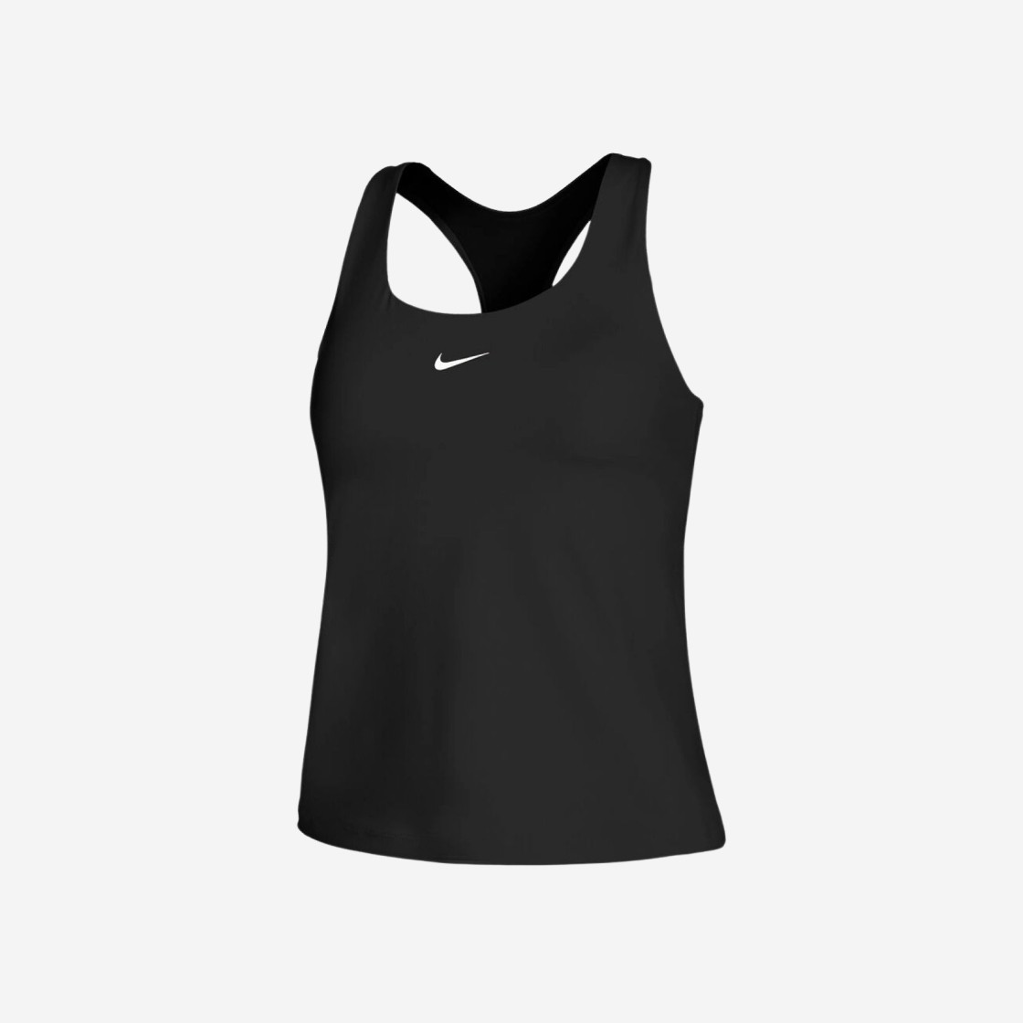 (W) Nike Swoosh Medium Support Pad Sports Bra Tank Black - Asia 상세 이미지 1