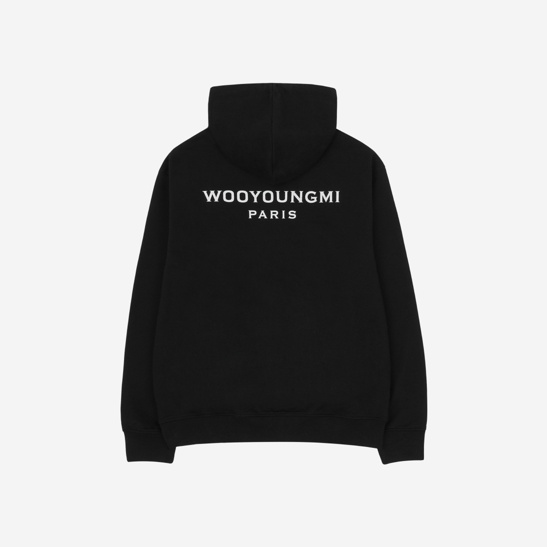 우영미 백 로고 후드 집업 블랙 - 23SS | Wooyoungmi | KREAM