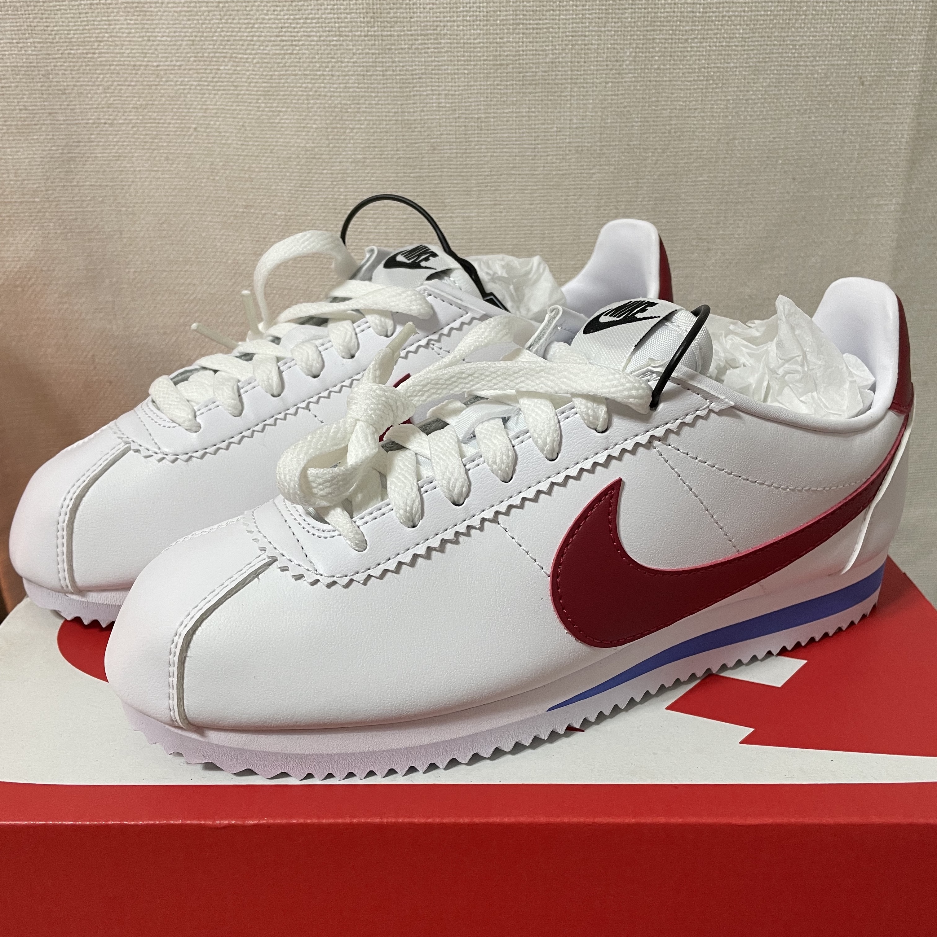 (W) Nike Classic Cortez Leather Forrest Gump 2017 착용 스타일