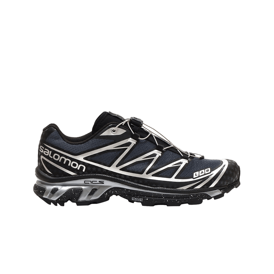 살로몬 x 아트모스 XT-6 블랙 실버(Salomon x Atmos XT-6 Black Silver)