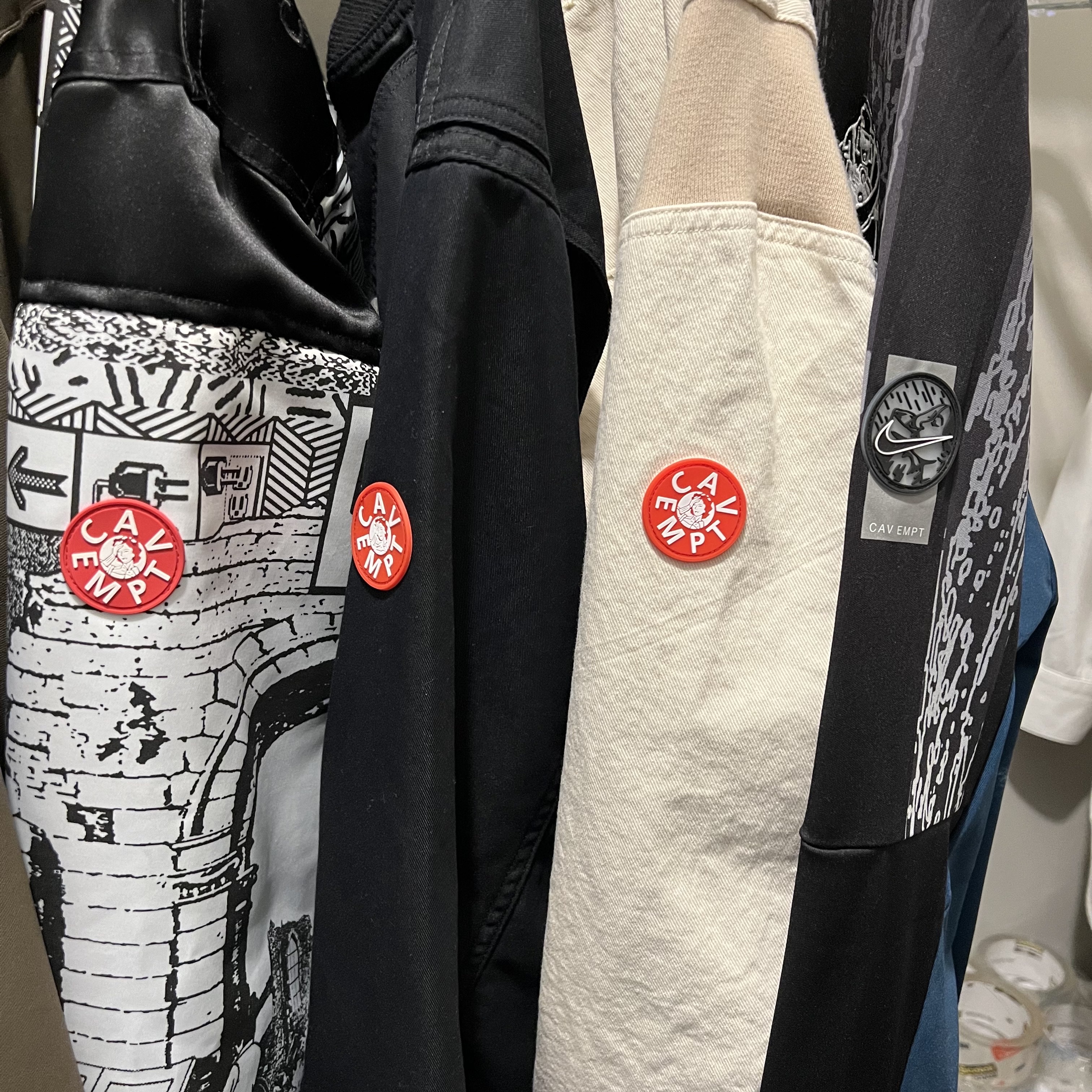 Cav Empt Covered Jacket Black - 23SS 착용 스타일 - 1
