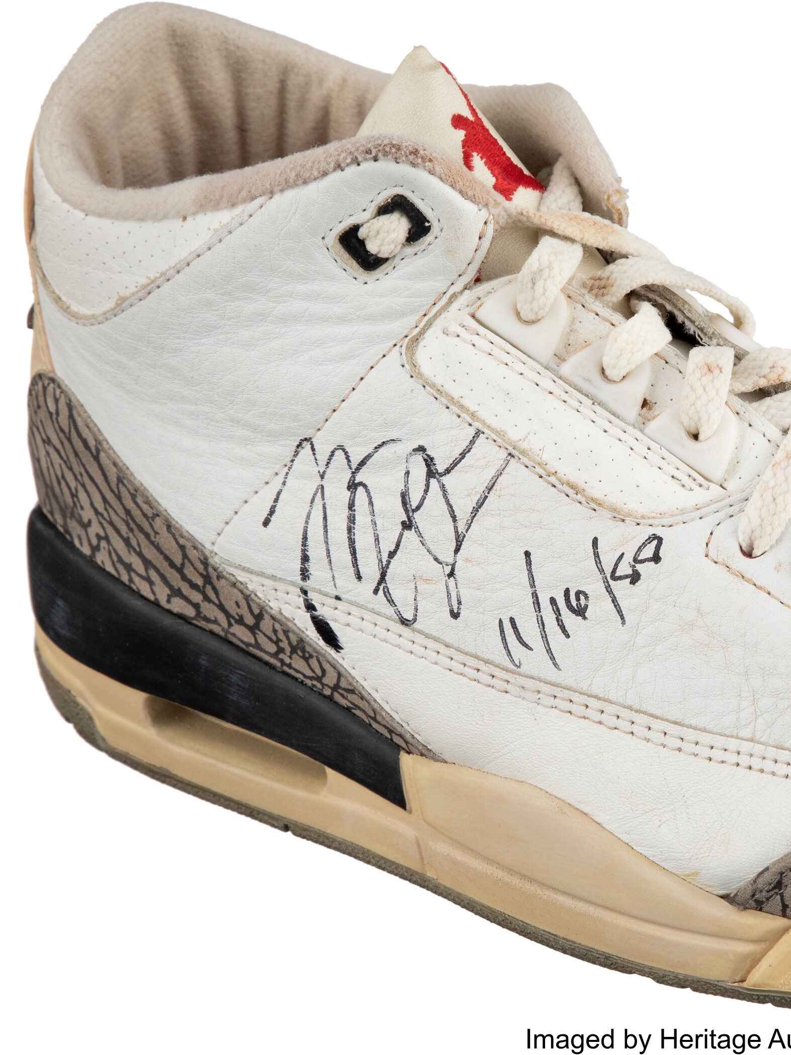 Jordan 3 Retro White Cement Reimagined 착용 스타일 - 5