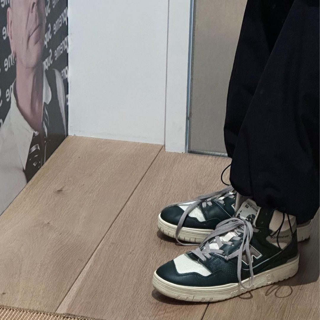 New Balance x Aime Leon Dore 650R Forest Green 착용 스타일 - 4