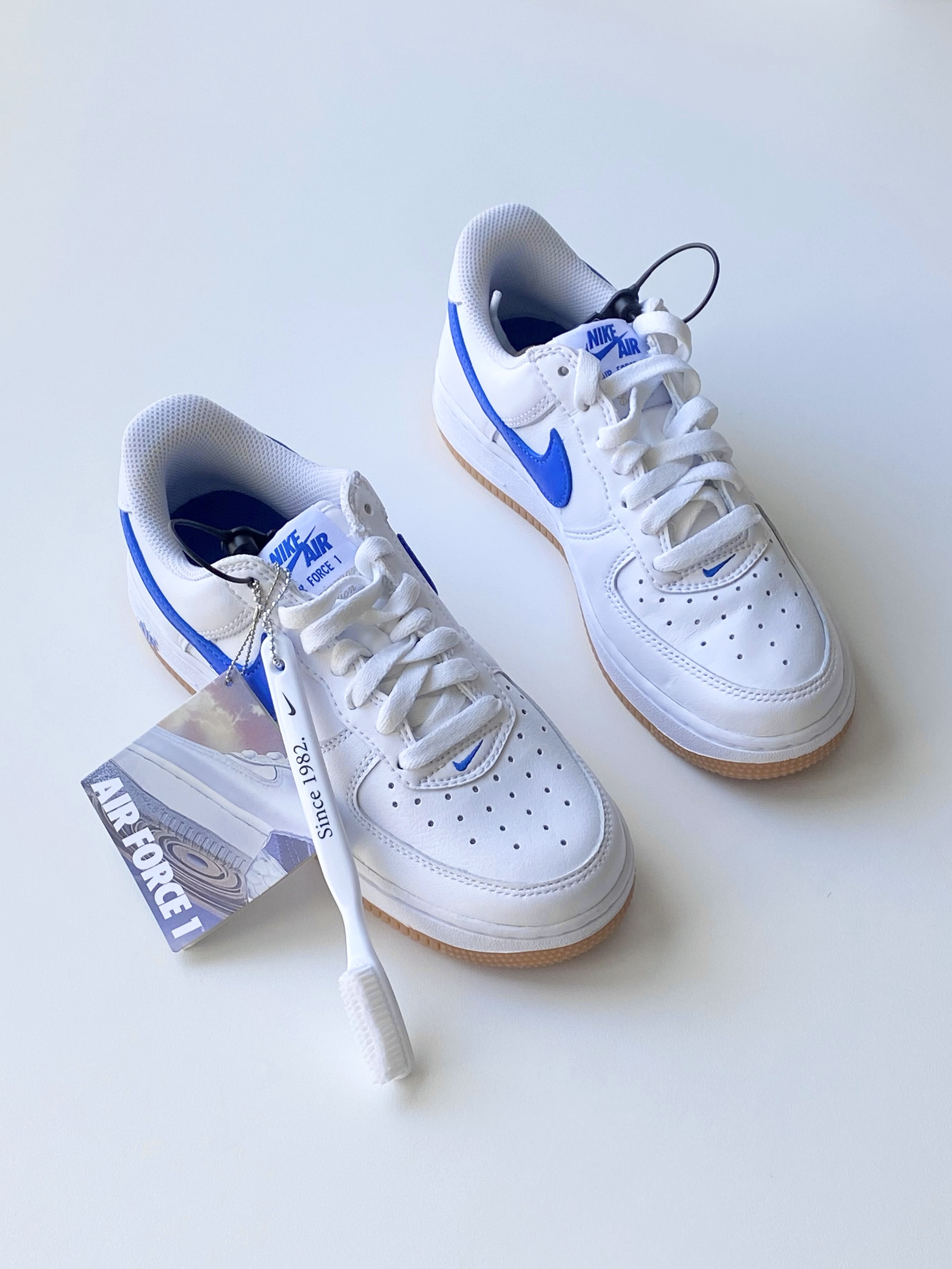 Nike Air Force 1 Low Retro Color of the Month Varsity Royal 착용 스타일