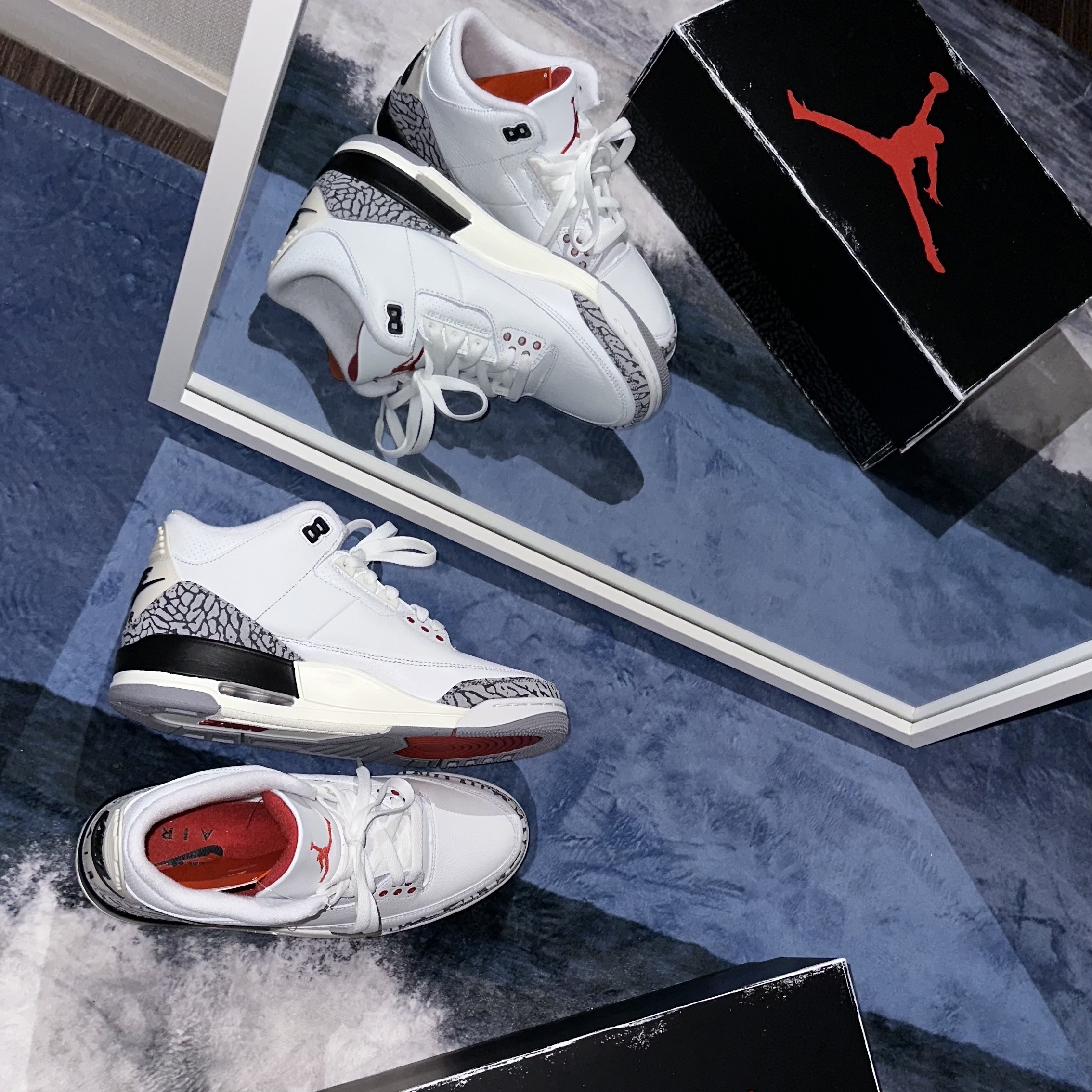 Jordan 3 Retro White Cement Reimagined 착용 스타일 - 2