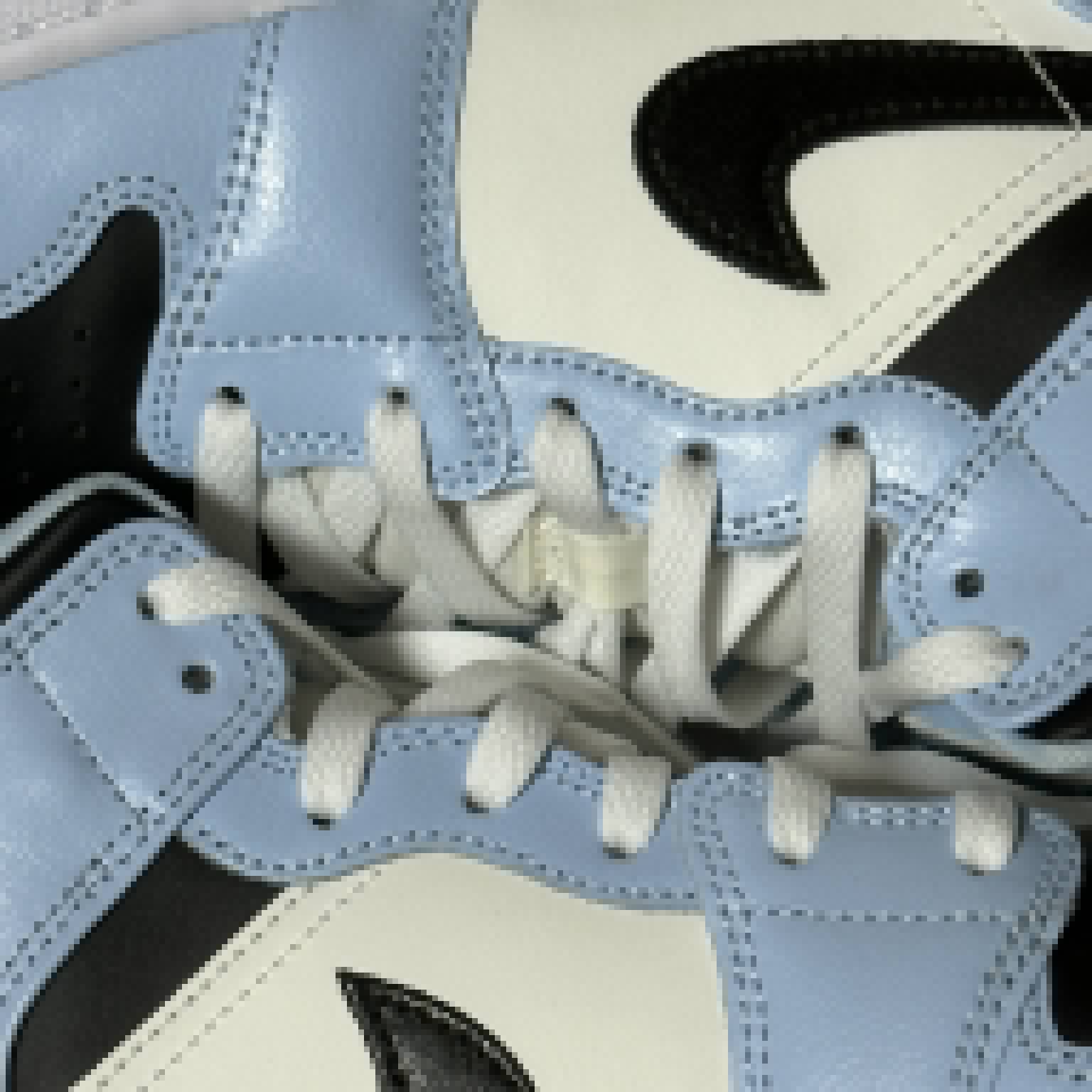 (GS) Jordan 1 Mid Ice Blue Black 착용 스타일