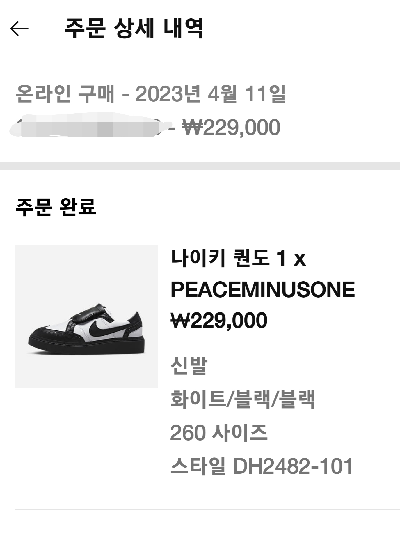 Nike x Peaceminusone Kwondo1 Black and White 착용 스타일