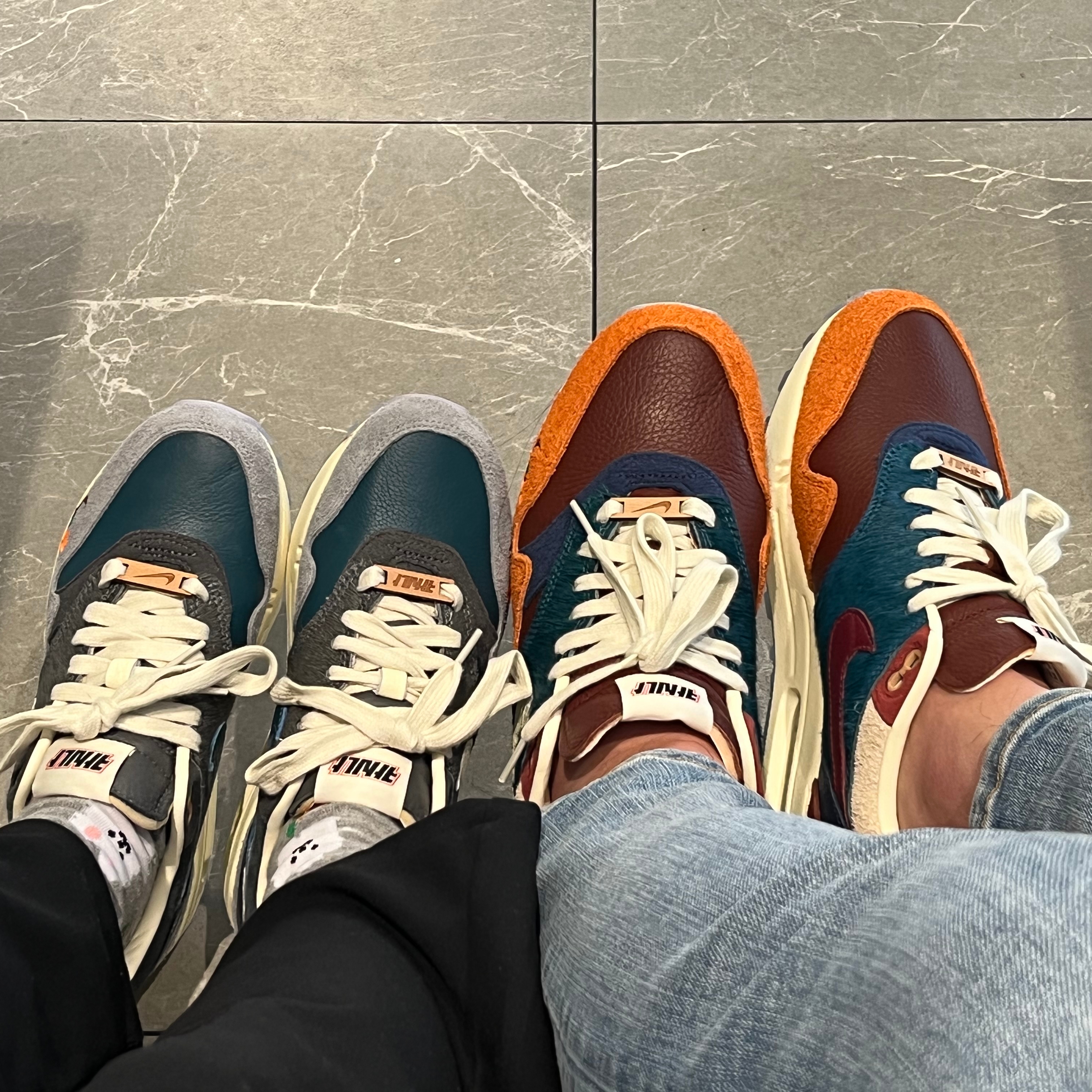 Nike x Kasina Air Max 1 SP Won-Ang Particle Grey 착용 스타일 - 2