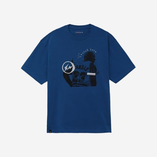 조던 x 트래비스 스캇 x 프라그먼트 티셔츠 블루 (DJ0619-413)