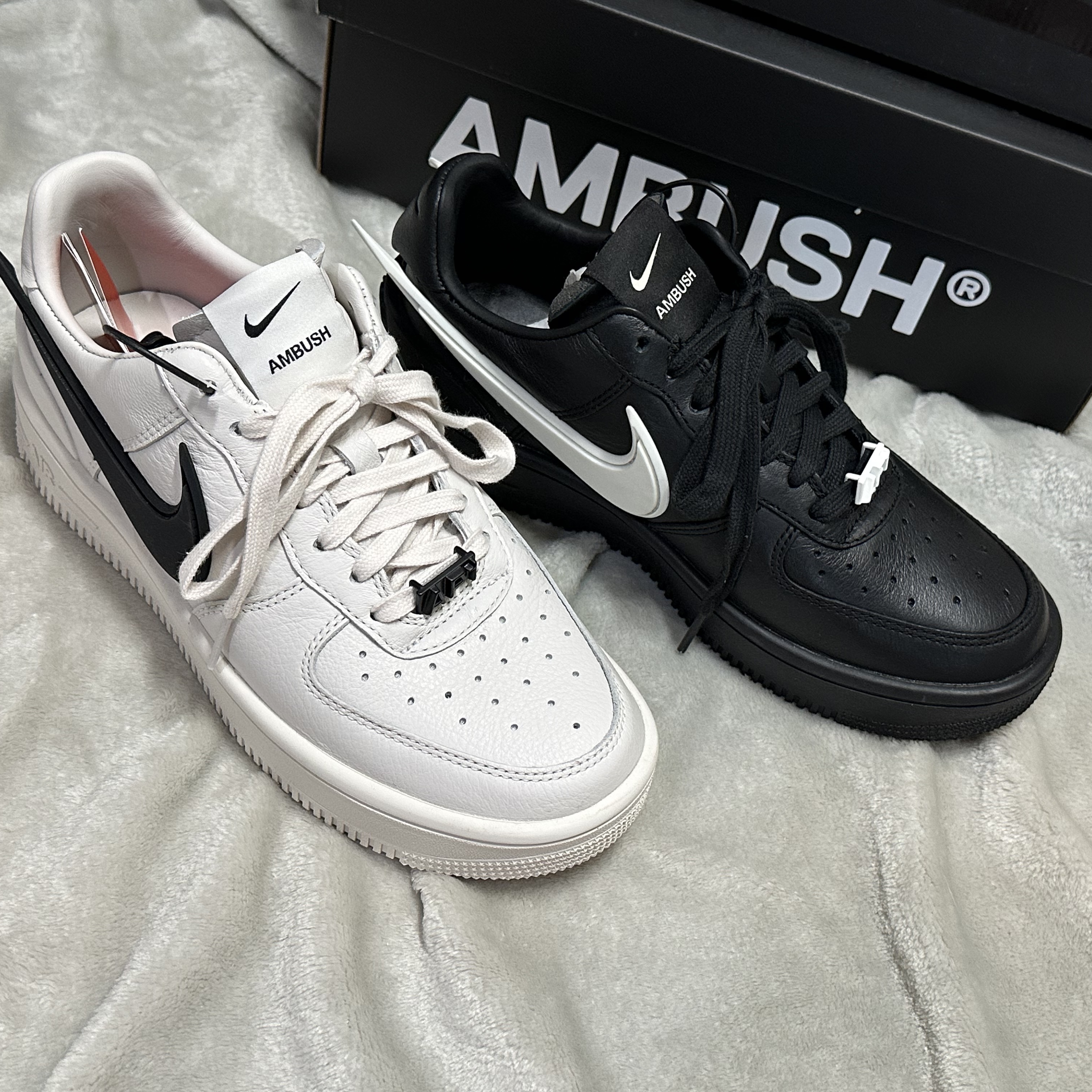 Nike x Ambush Air Force 1 Low SP Phantom, Nike x Ambush Air Force 1 Low SP Black 착용 스타일 - 3