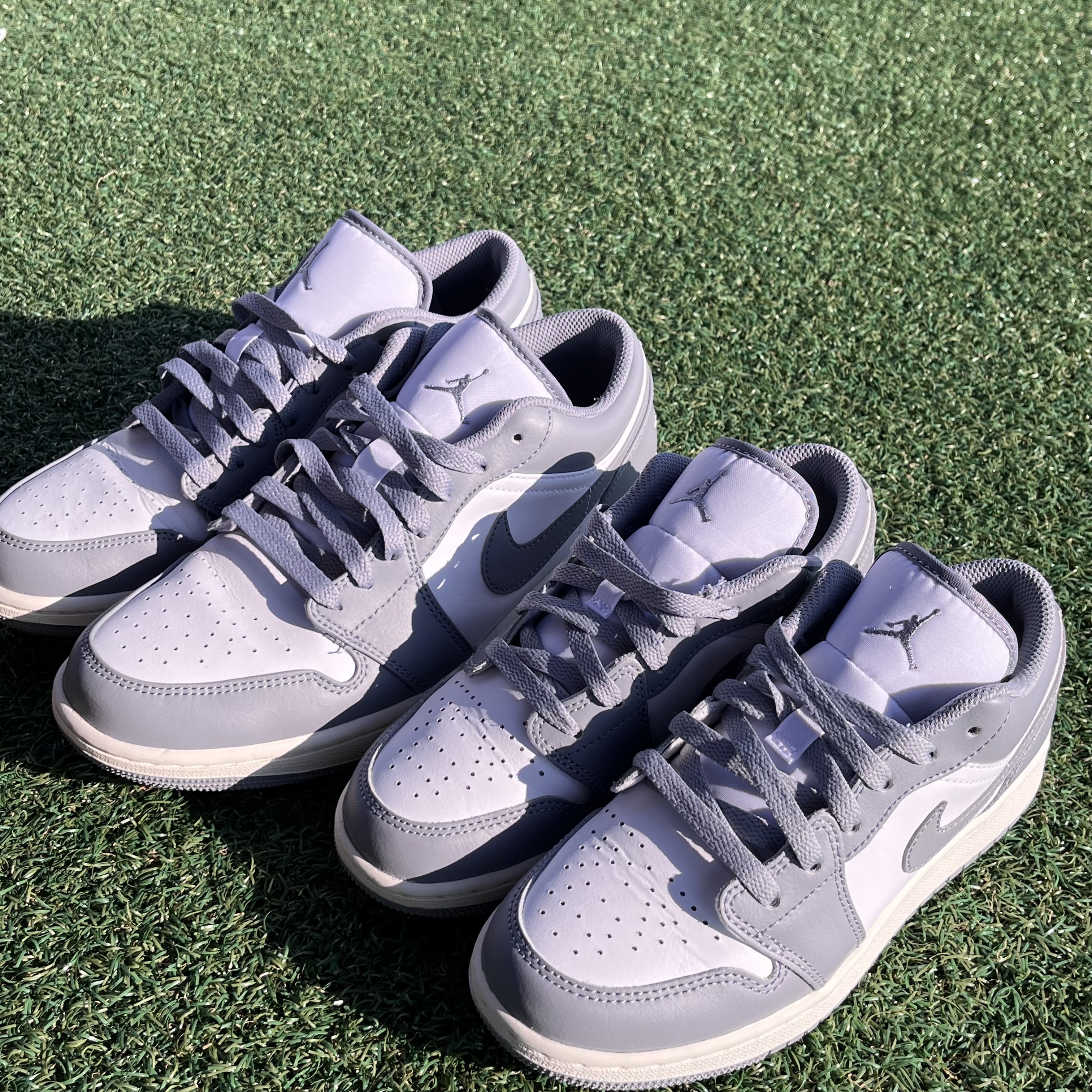 (GS) Jordan 1 Low Stealth and White 착용 스타일
